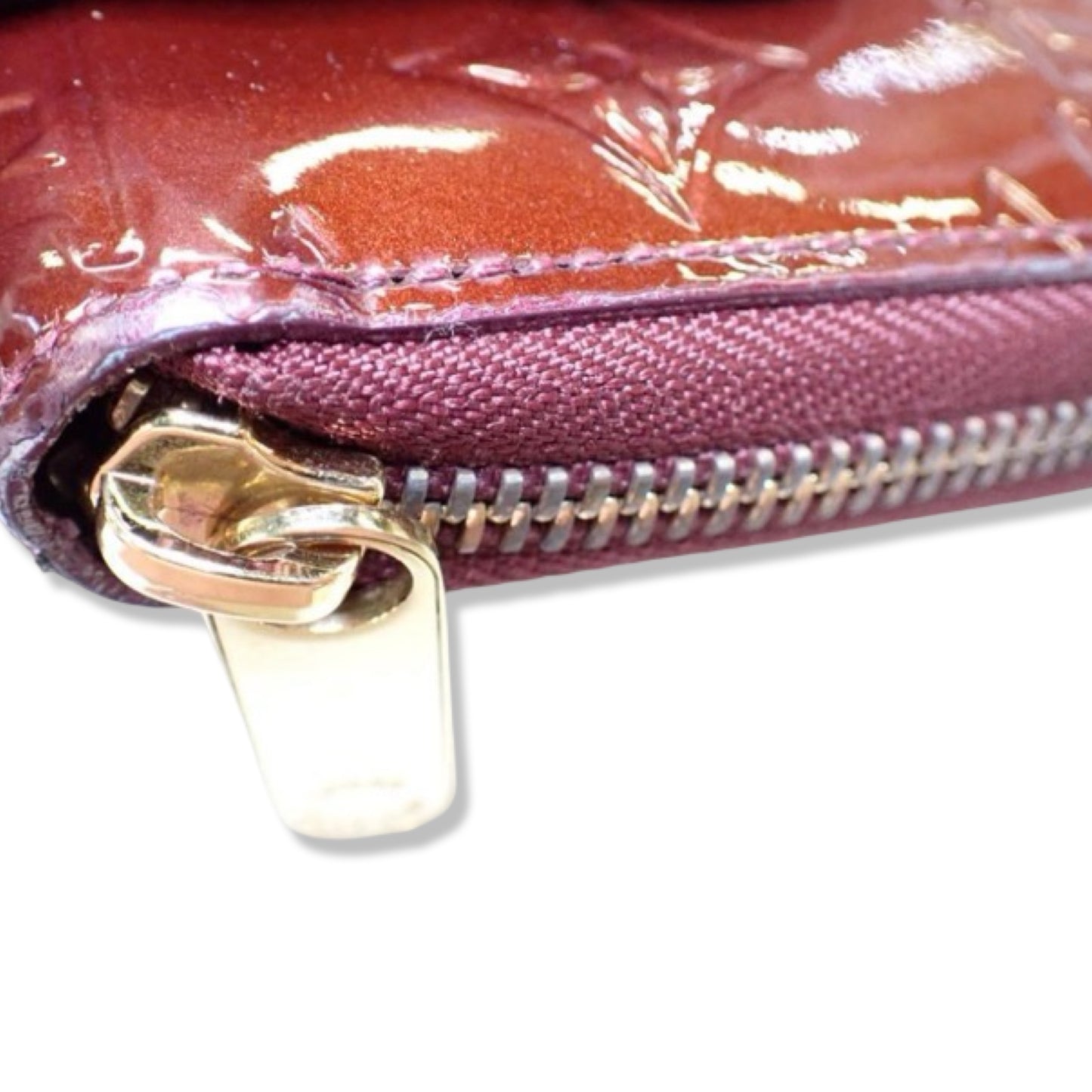 Pre-Owned Louis Vuitton Amarante Vernis Zippy Wallet - LV1350