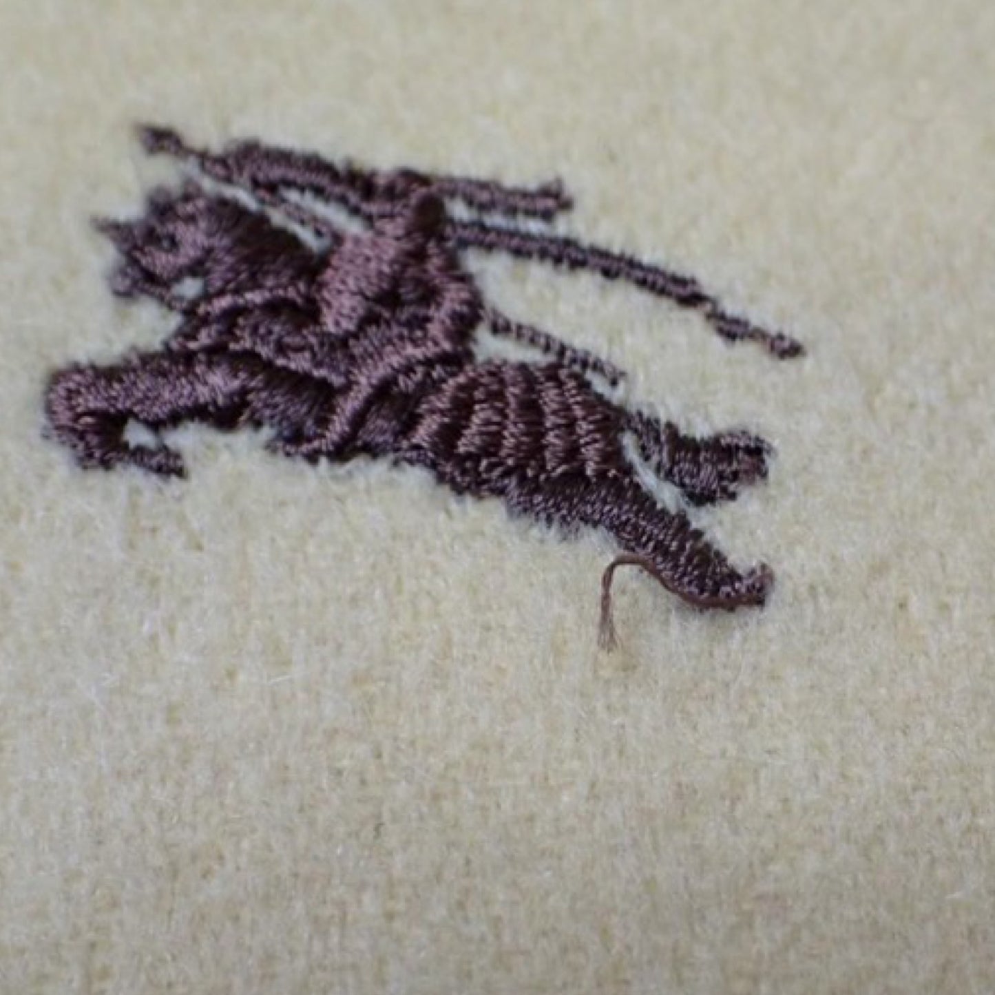 Pre-Owned Burberry Yellow Cashmere Scarf