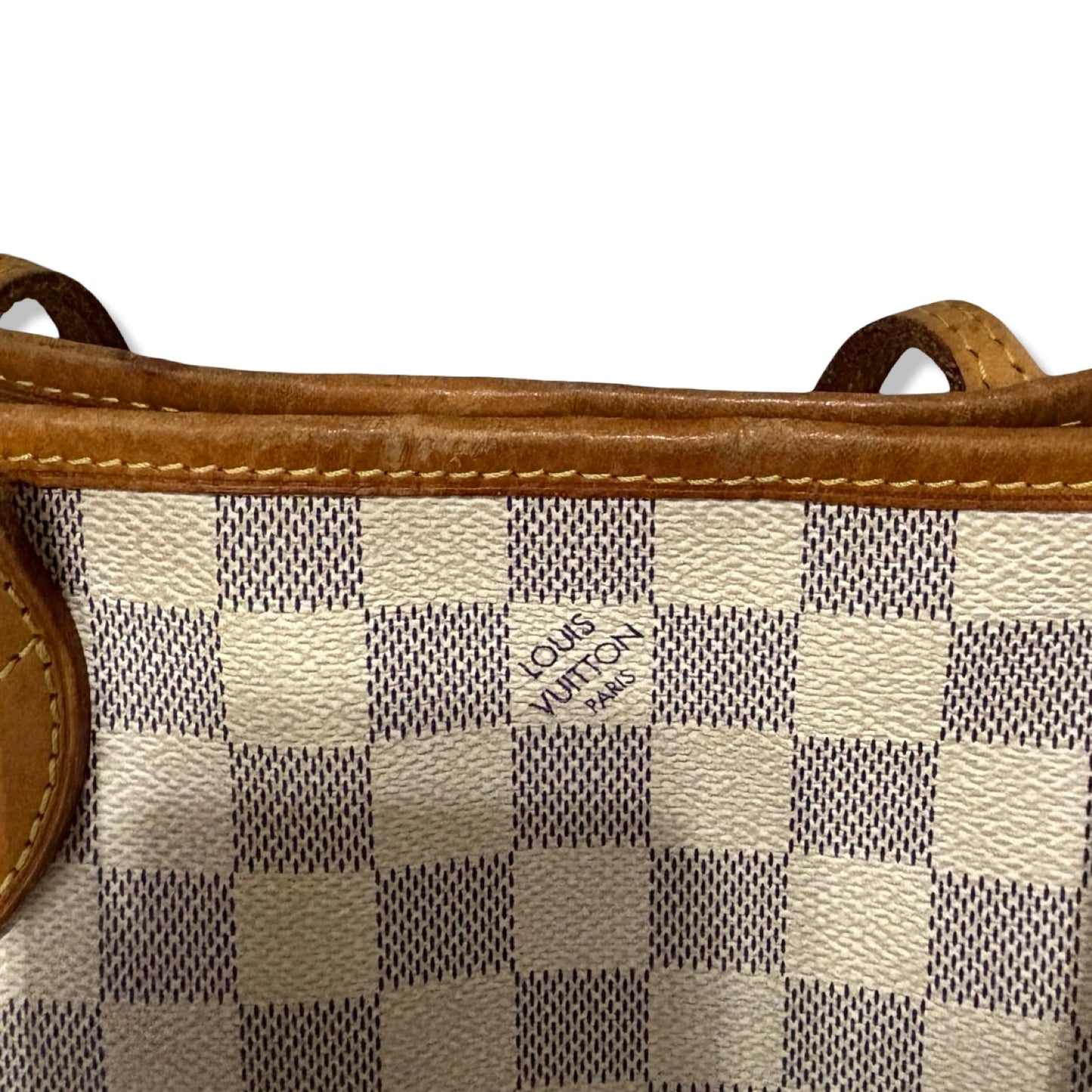 Pre-Owned Louis Vuitton Damier Azur Canvas Neverfull PM Tote Bag - LV1256