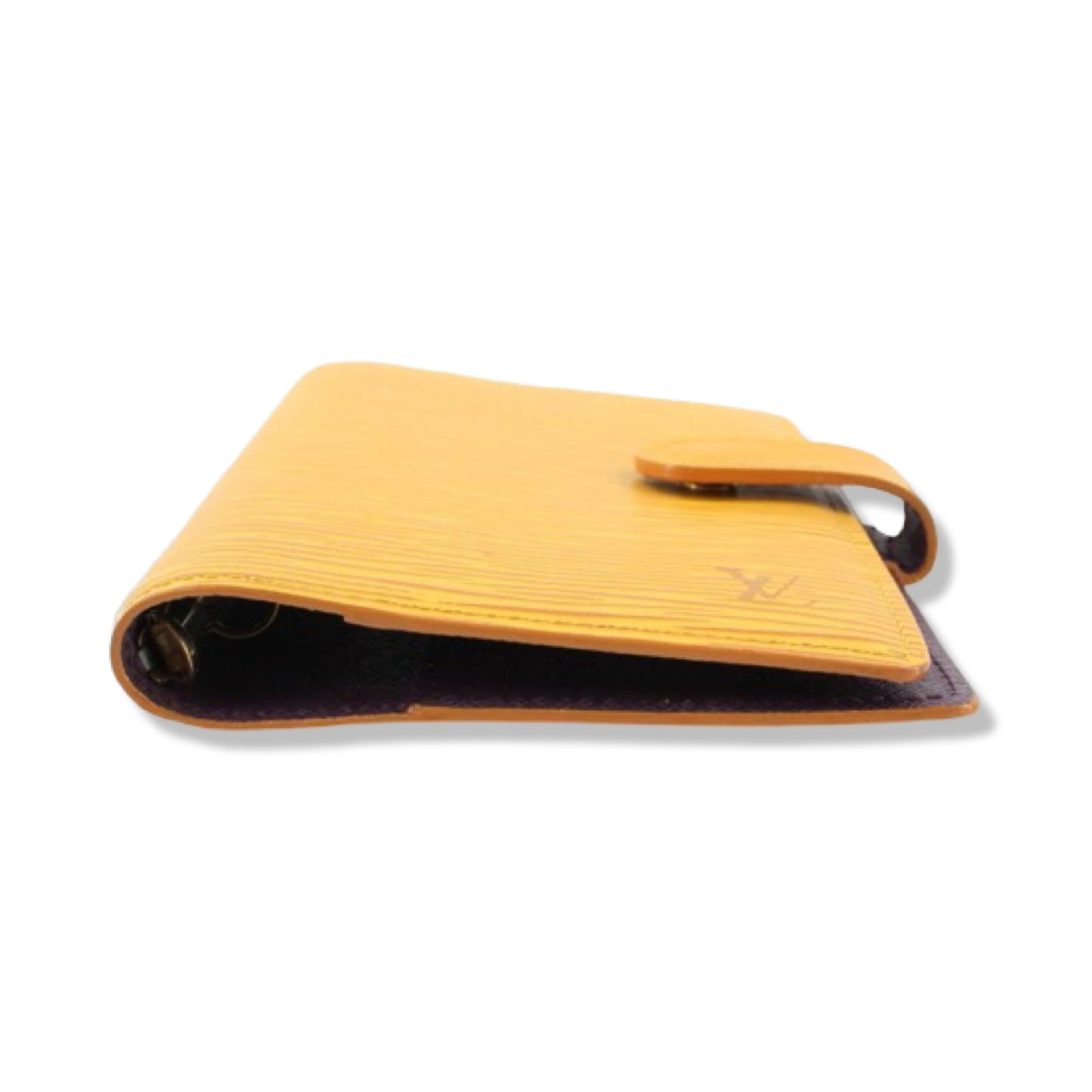Pre-Owned Louis Vuitton Epi Leather Yellow Small Ring Agenda Cover - LV1418