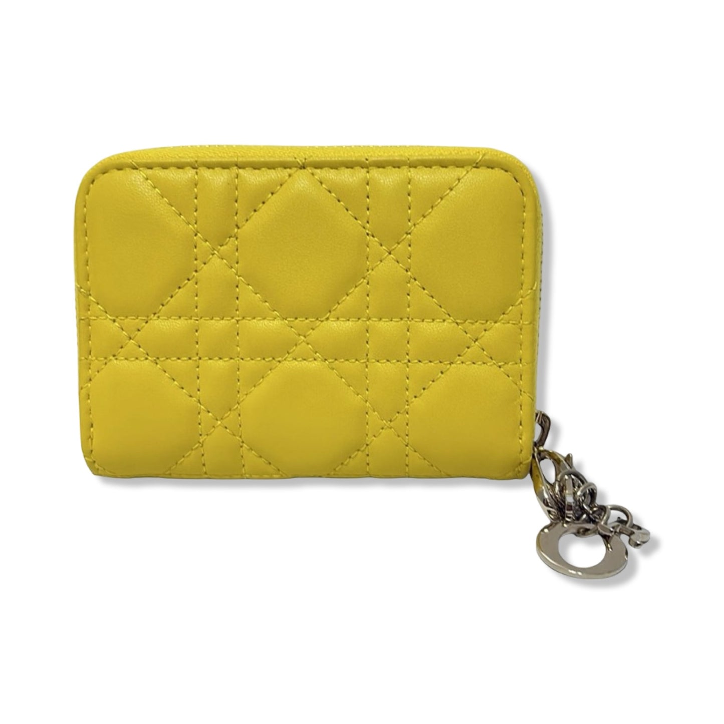 Pre-Owned Dior Leather Lady Dior Coin Case - DIO1018