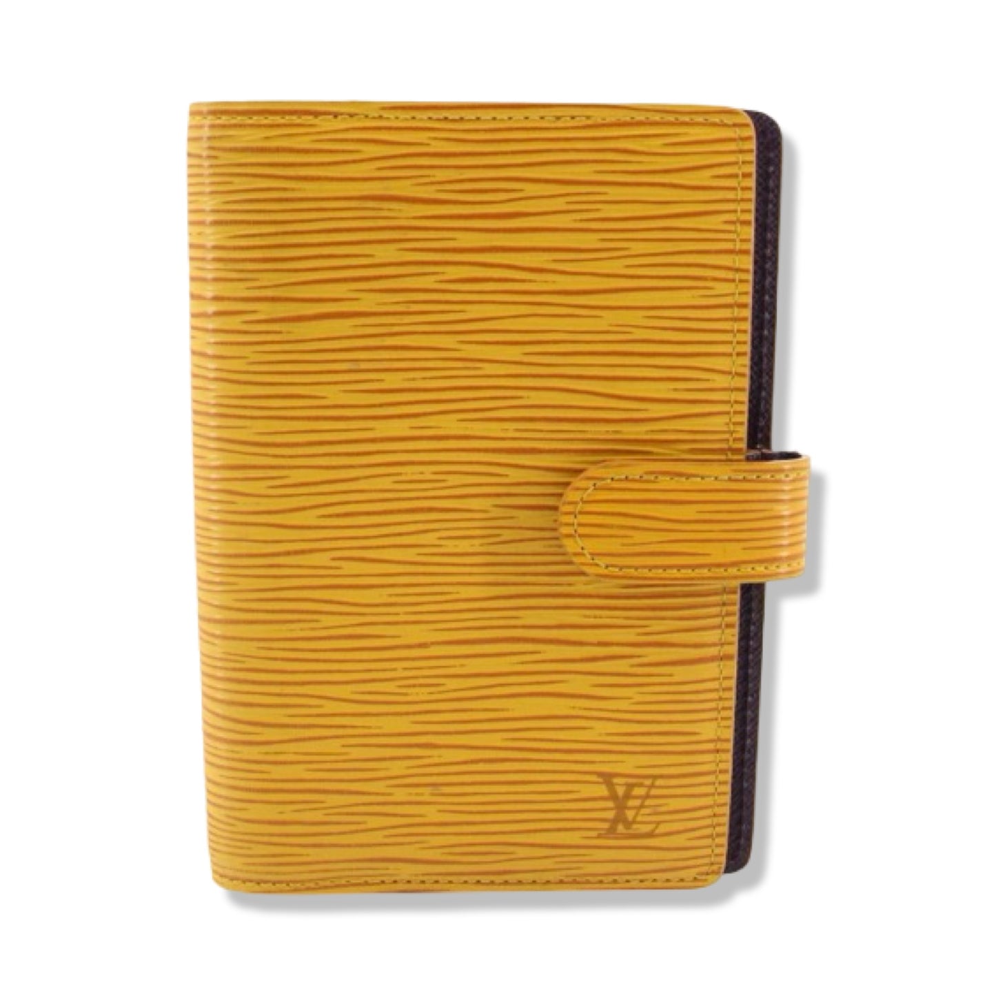 Pre-Owned Louis Vuitton Epi Leather Yellow Small Ring Agenda Cover - LV1418