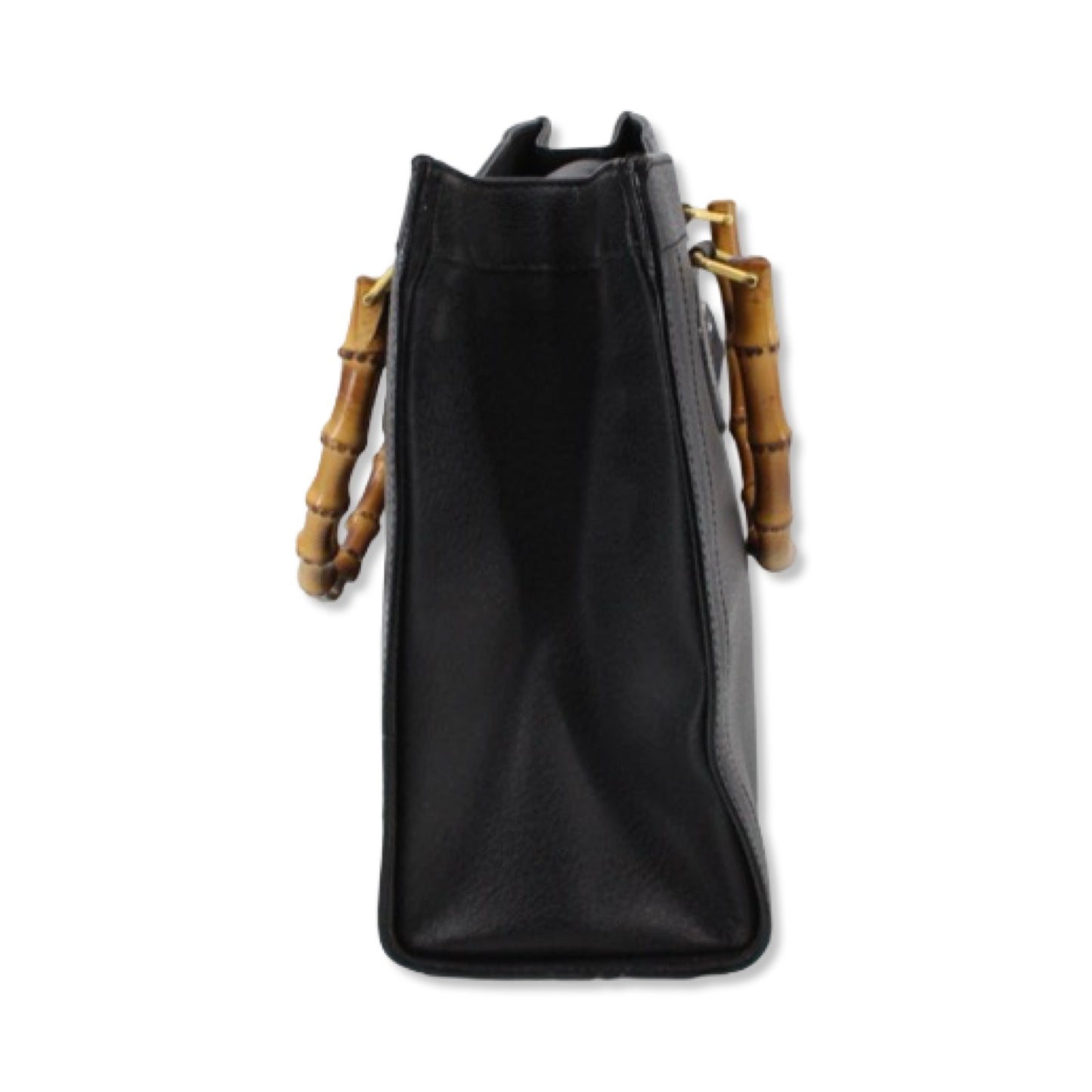 Pre-Owned Gucci Leather Bamboo Tote Bag - G1090