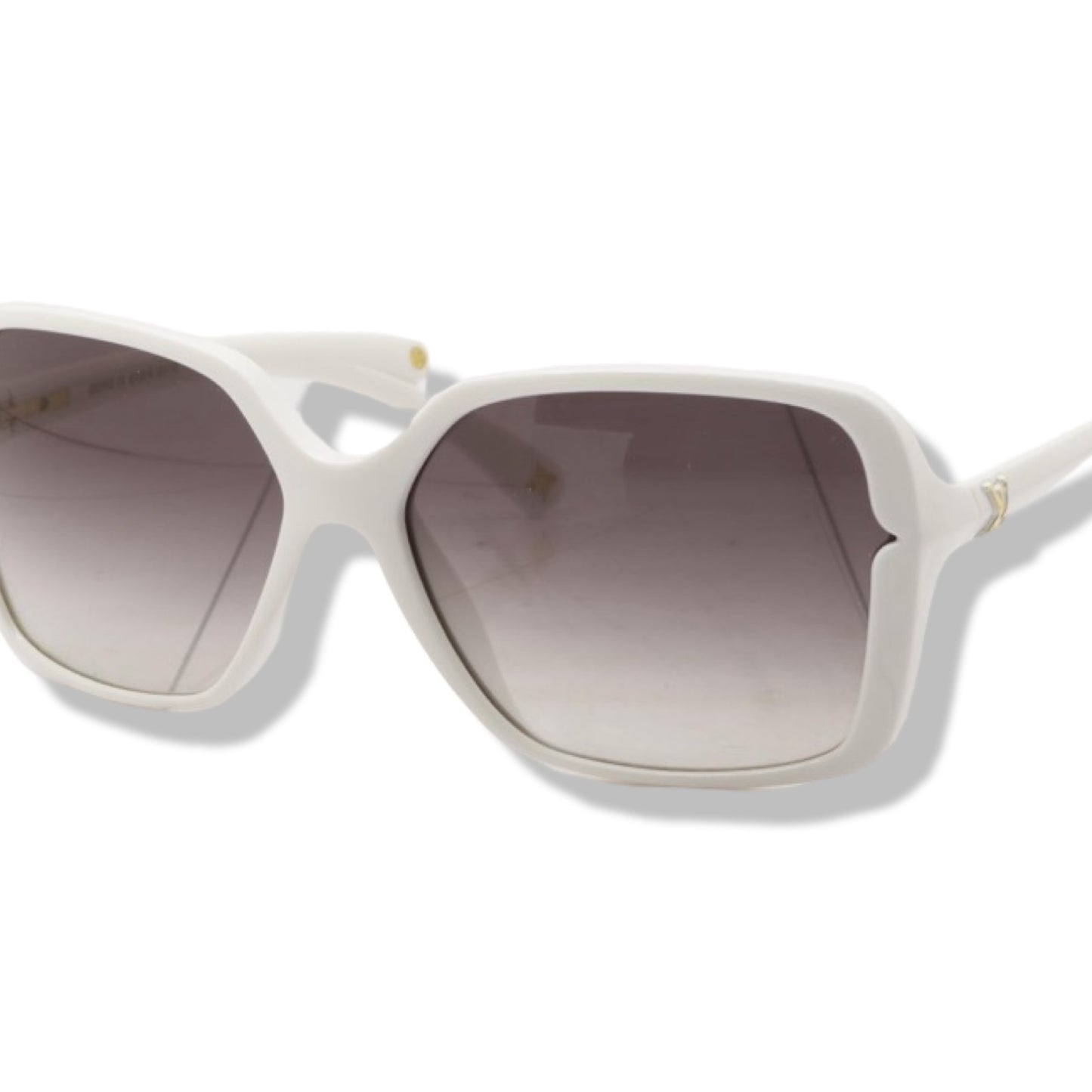 Pre-Owned Louis Vuitton White and Gold Sunglasses - LV1042