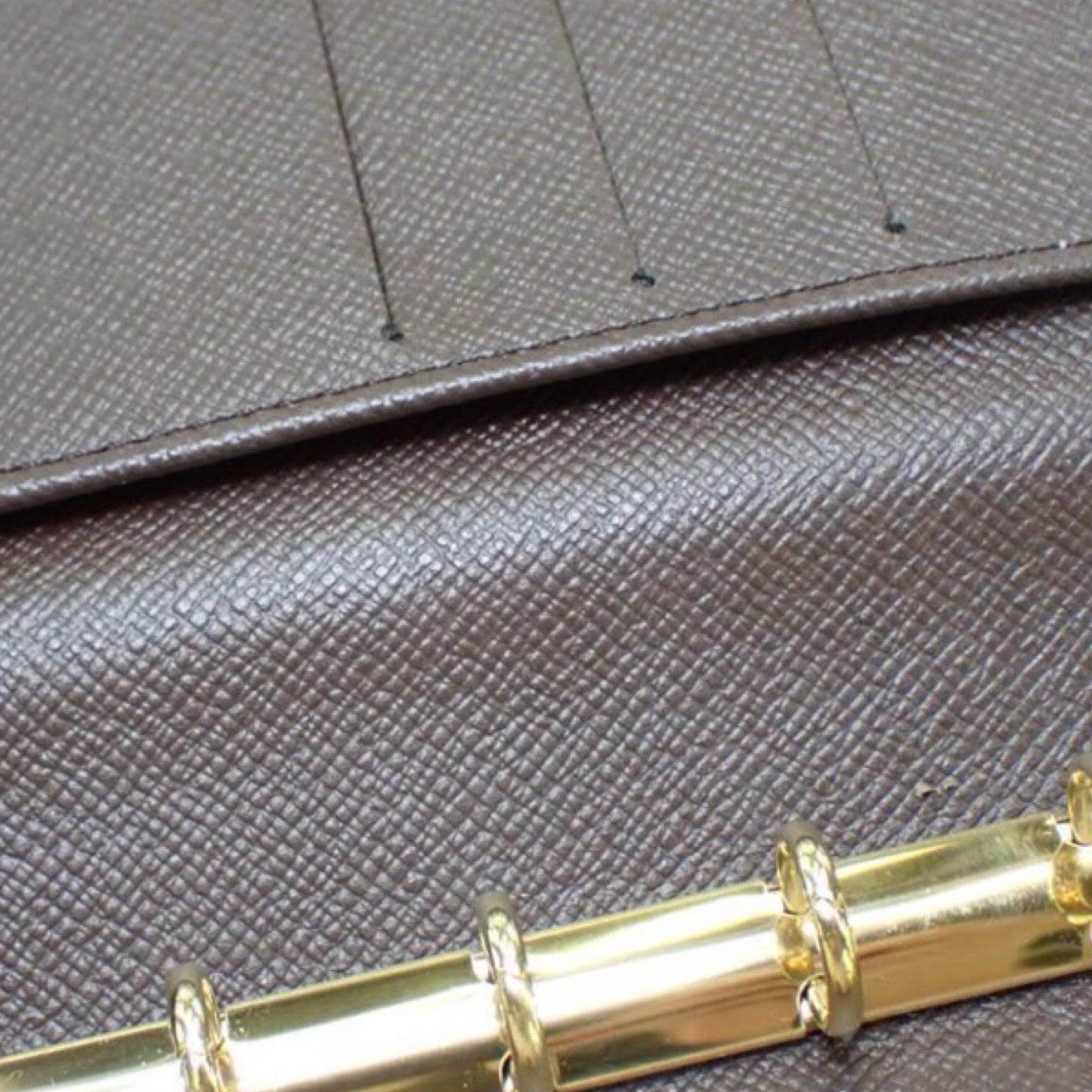 Pre-Owned Louis Vuitton Damier Ebene Canvas Small Ring Agenda Cover - LV1519