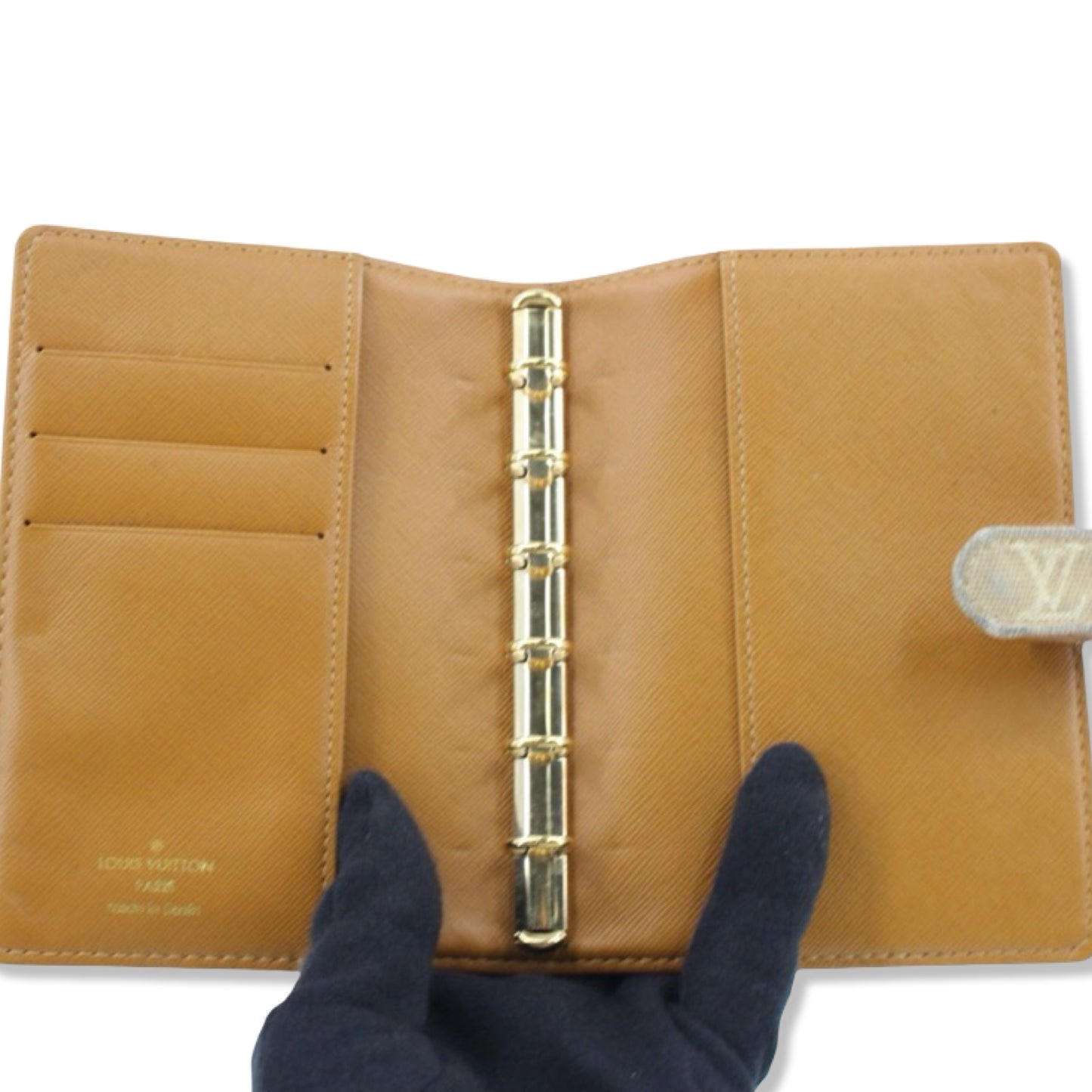 Pre-Owned Louis Vuitton Monogram MiniLin Canvas Small Ring Agenda Cover - LV1449
