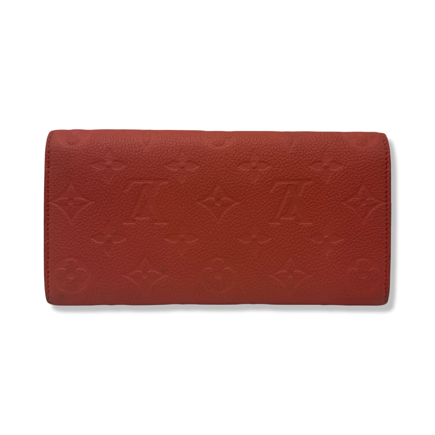 Pre-Owned Louis Vuitton Pink Empreinte Leather Wallet - LV1288