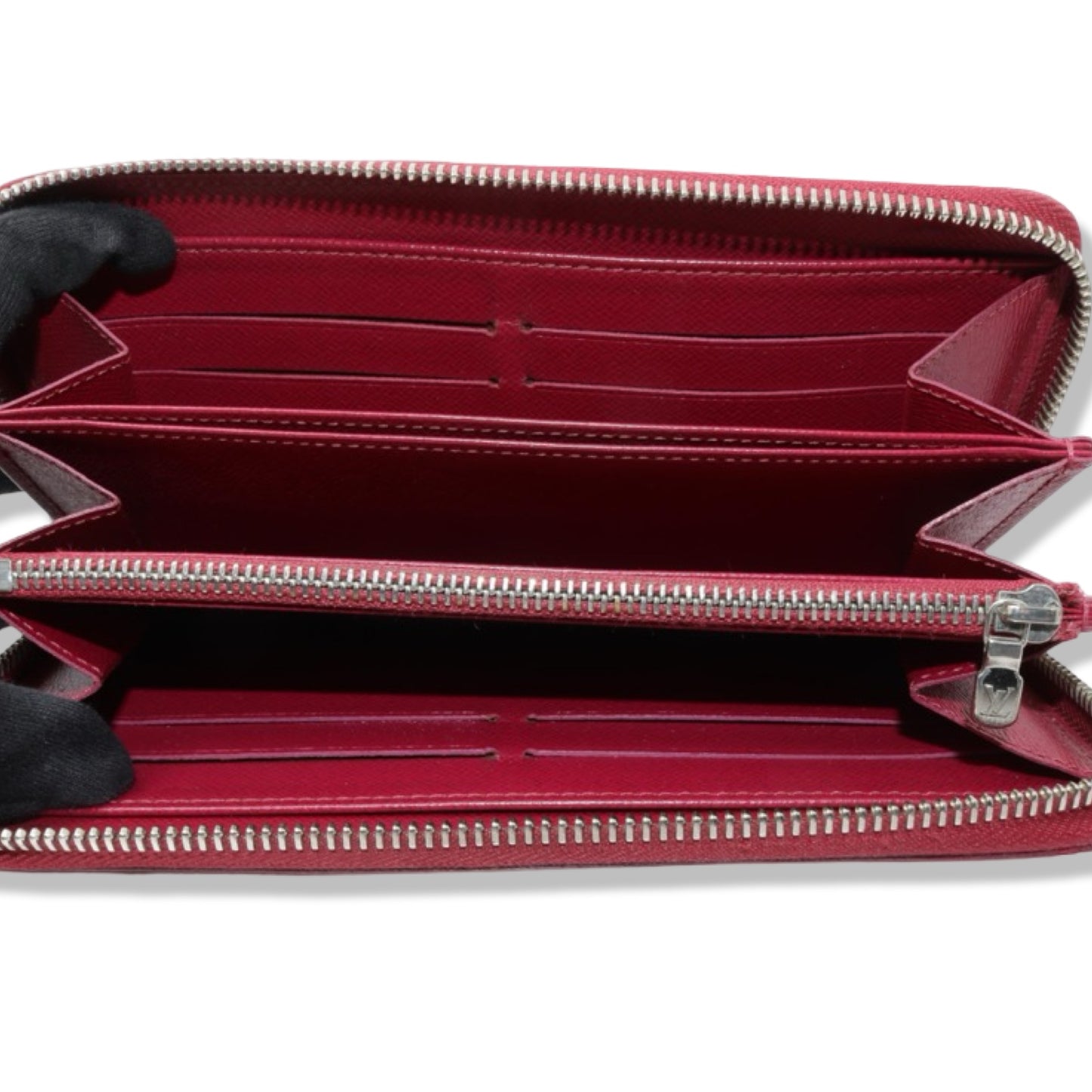 Pre-Owned Louis Vuitton Epi Leather Zippy Wallet Raspberry - LV1347