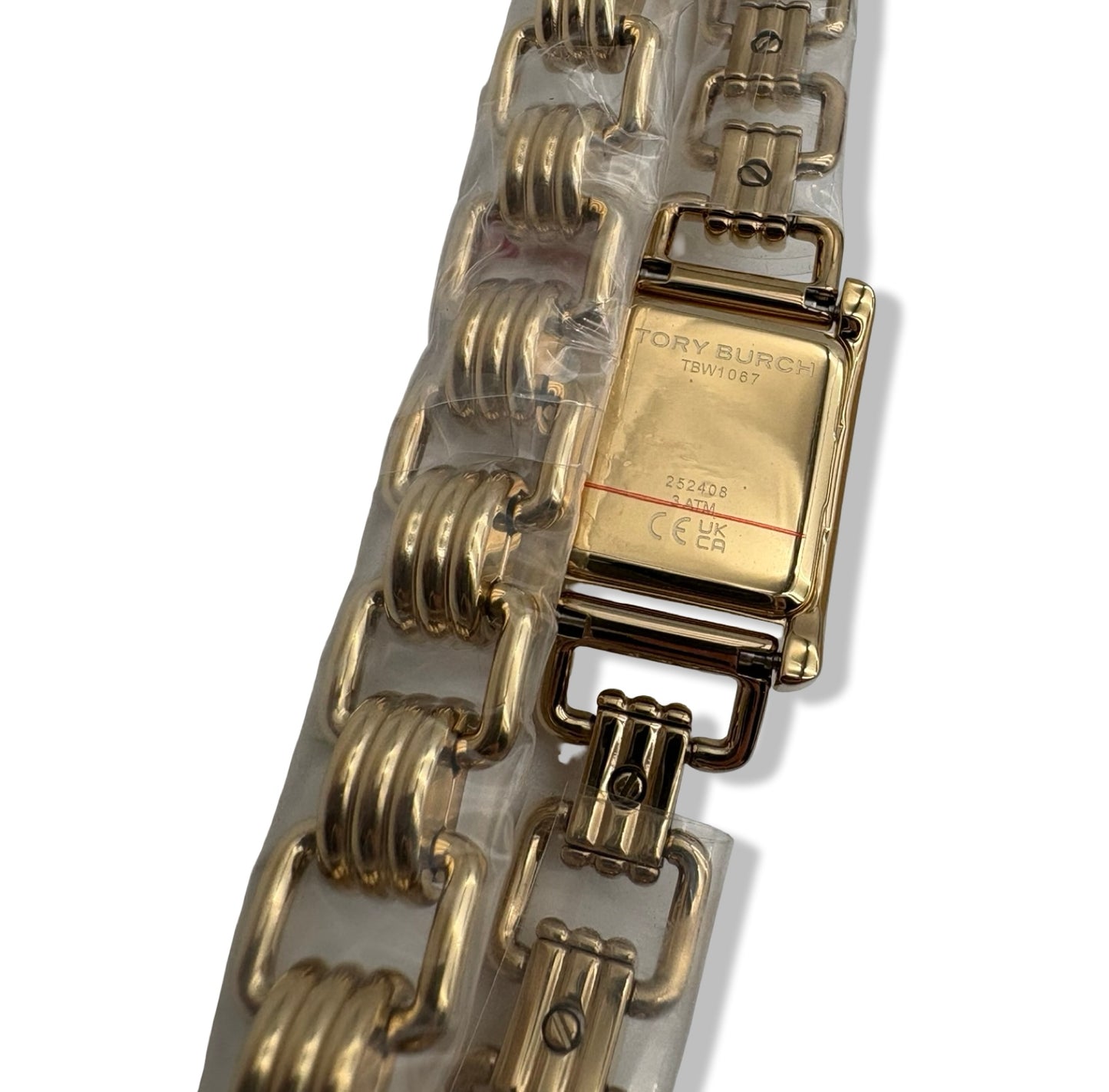 Pre-Owned Tory Burch Women's Eleanor Small Two-Hand Gold-Tone Stainless Steel Double Wrap Bracelet Watch (Model: TBW1067) - B0DJ1GV6PZ