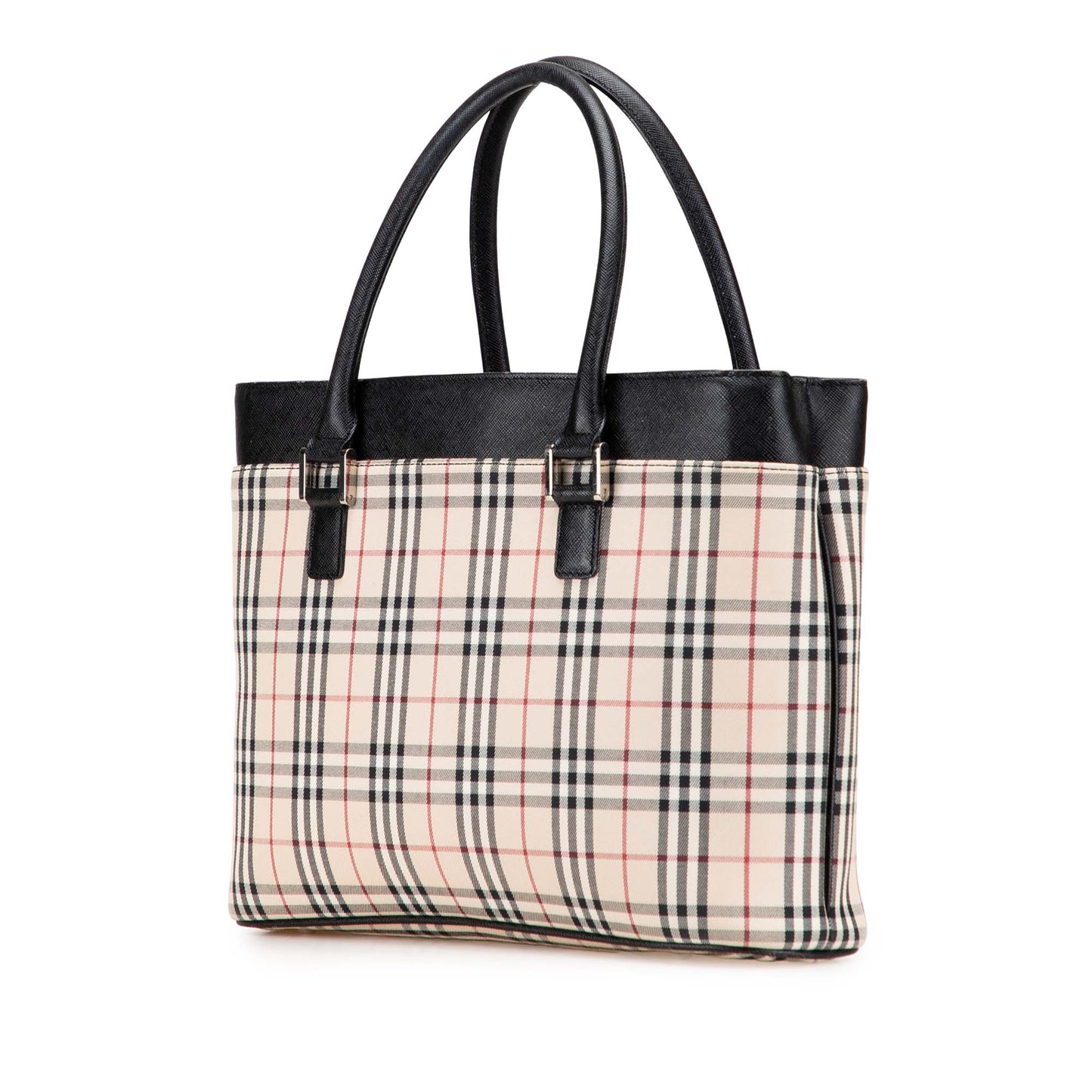 Pre-Owned Burberry House Check Canvas Tote Bag - BB1040