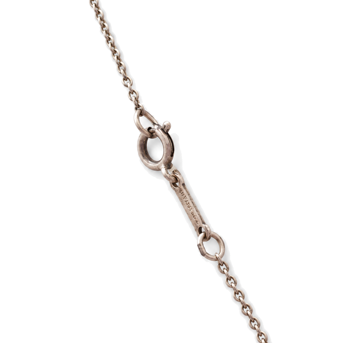 Pre-Owned Tiffany & Co. Sterling Silver Bean Necklace - TIF1063