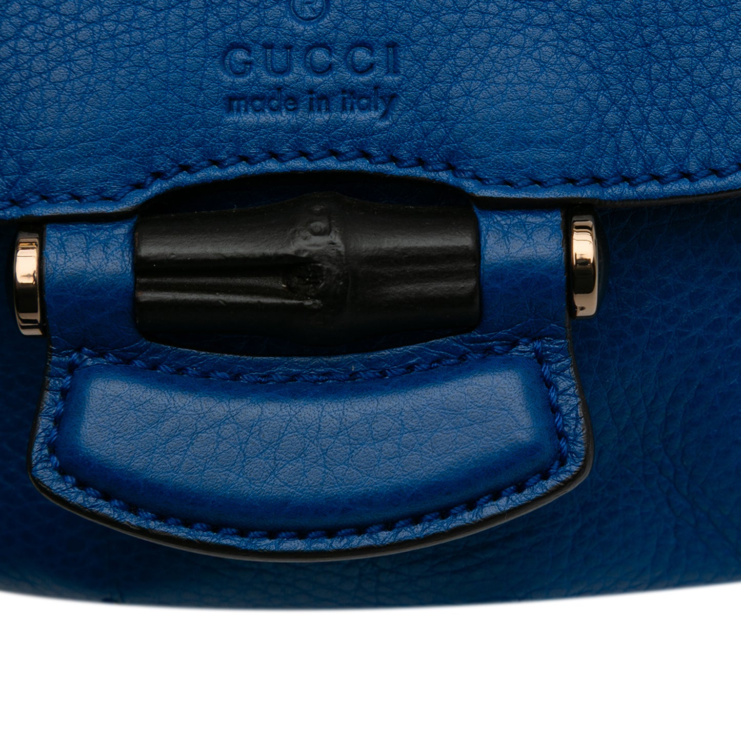 Pre-Owned Gucci Calfskin Leather Small Bamboo Nouveau Fringe Crossbody - G1083