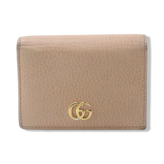 Pre-Owned Gucci Leather Snap Card Holder - G1199