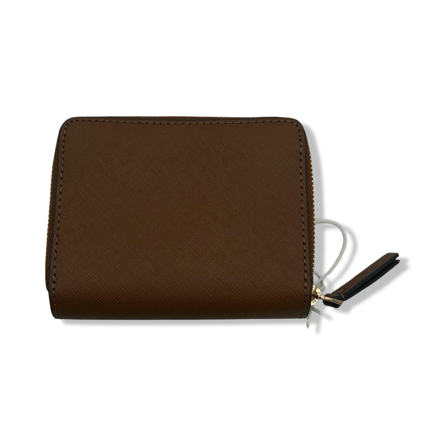 Pre-Owned Tory Burch Womens 147606 Saffiano Leather Emerson Zip Around Mini Wallet, (909 Moose) - B0C95GDQLS