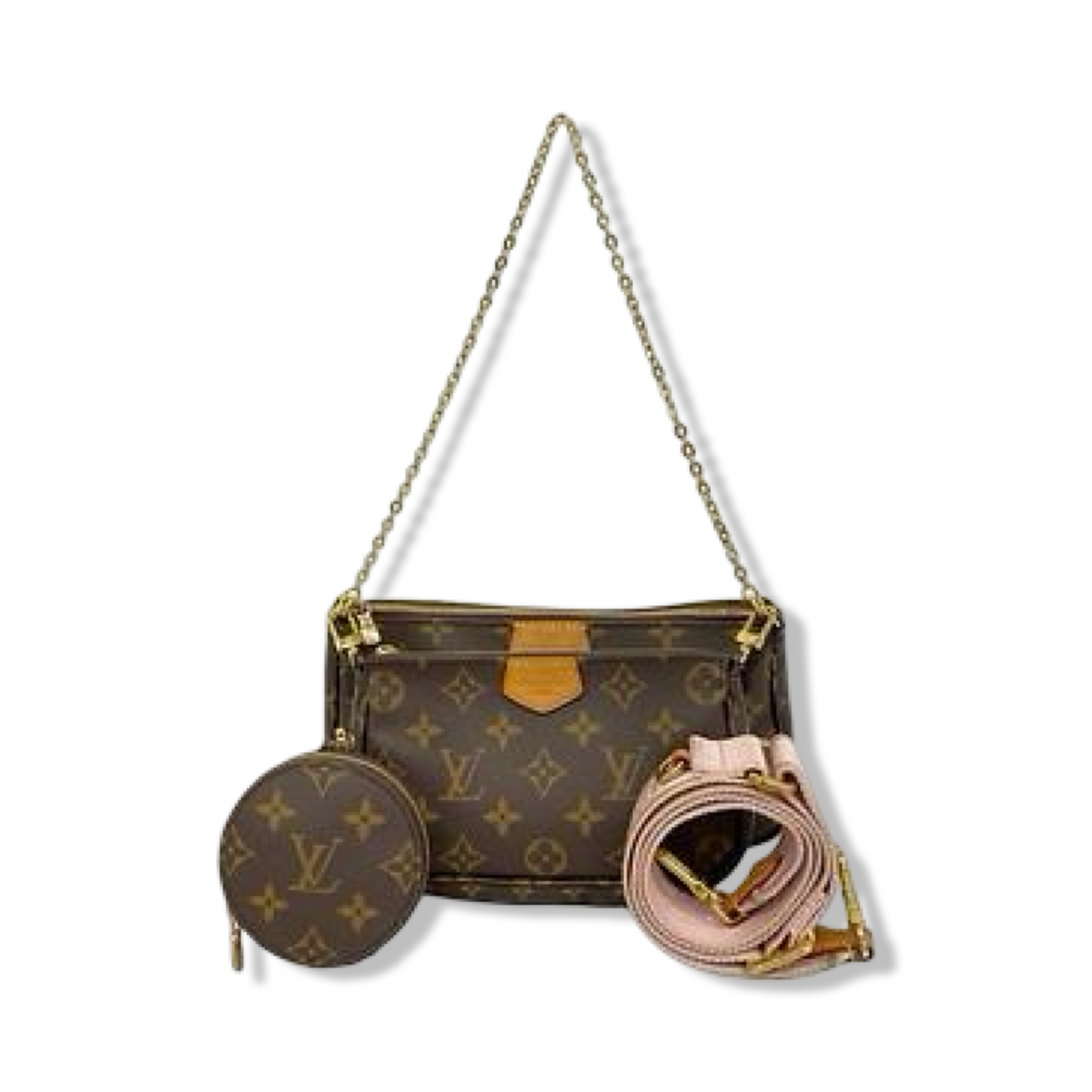 Pre-Owned Louis Vuitton Multi-Pochette Monogram Canvas Crossbody Bag - LV2042