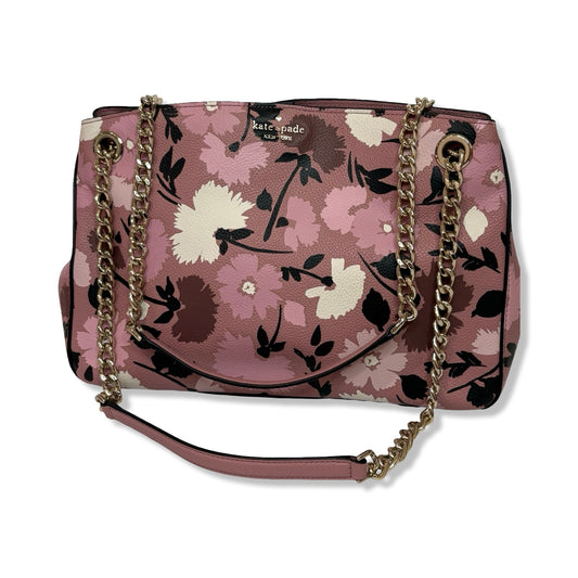 Pre-Owned Kate Spade Leather Floral Shoulder Bag - KS1002