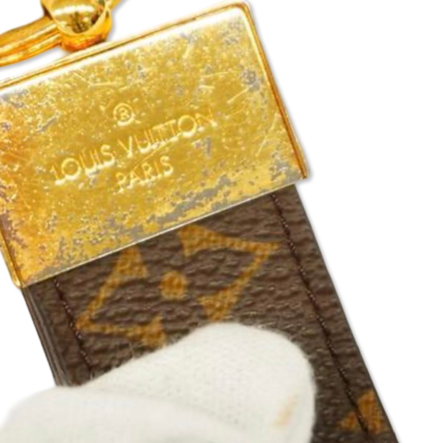 Pre-Owned Louis Vuitton Monogram Dauphine Dragonne Key Ring - LV1660