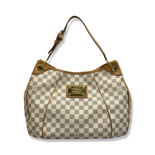 Pre-Owned Louis Vuitton Damier Azur Canvas Galliera PM Shoulder Bag - LV1458