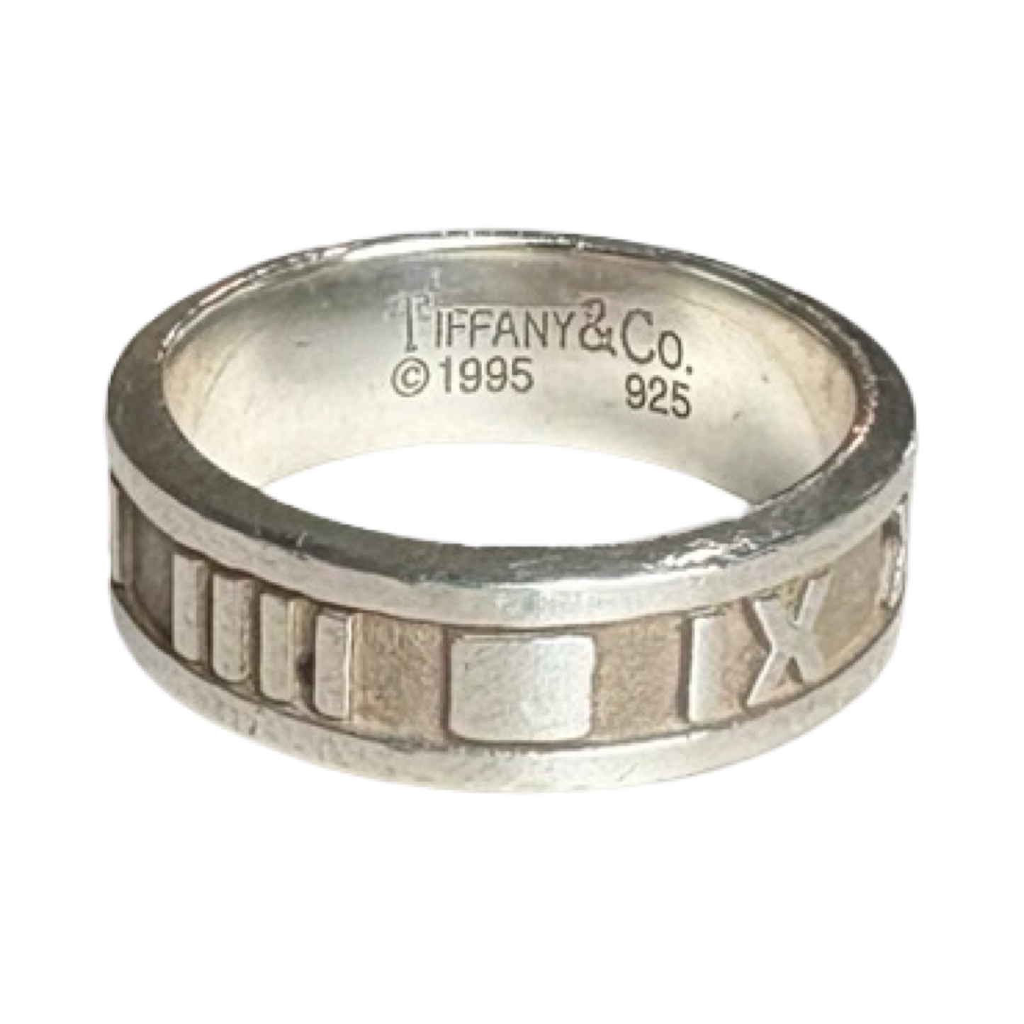 Pre-Owned Tiffany & Co Band Vintage Atlas Ring - Size 5 - TIF1036