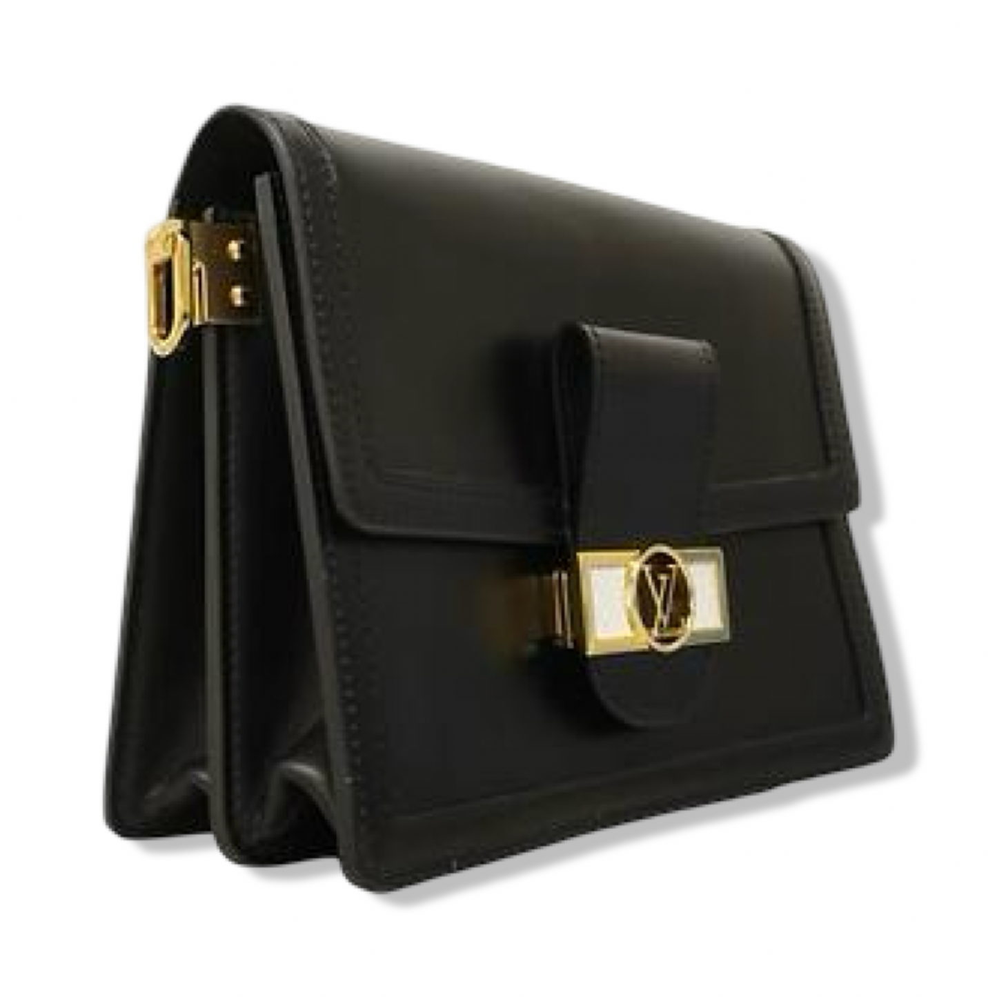 Pre-Owned Louis Vuitton Dauphine MM Black Leather - LV2002