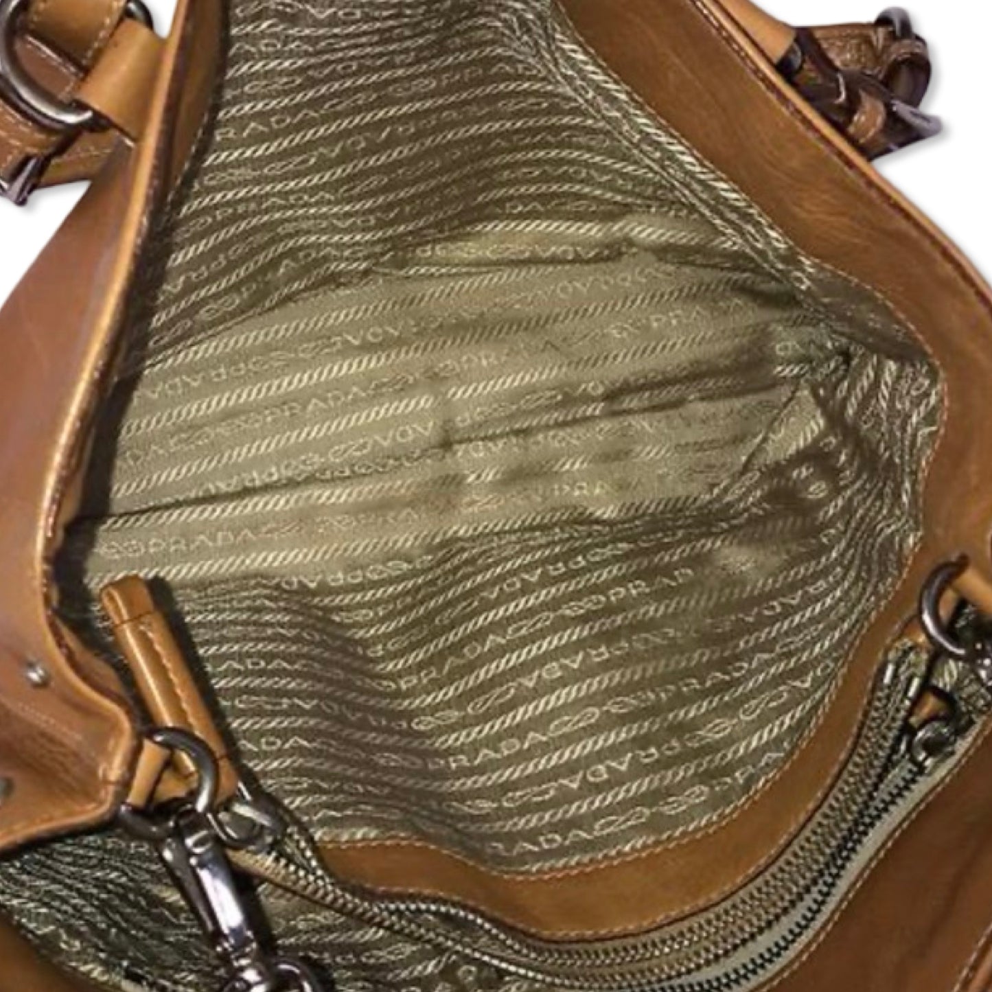Pre-Owned Prada Leather Tote Bag - P1031