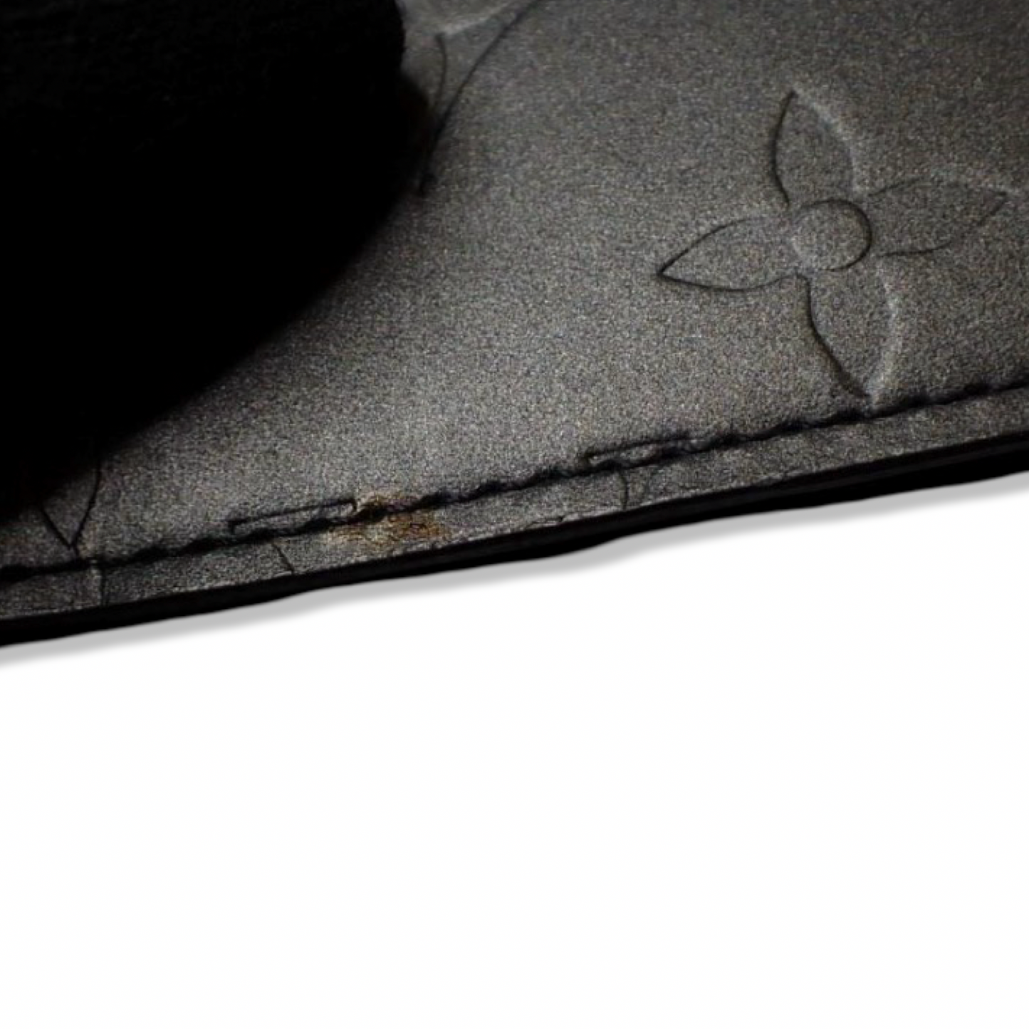 Pre-Owned Louis Vuitton Monogram Vernis Mat Leather Silver Small Ring Agenda Cover - LV2050