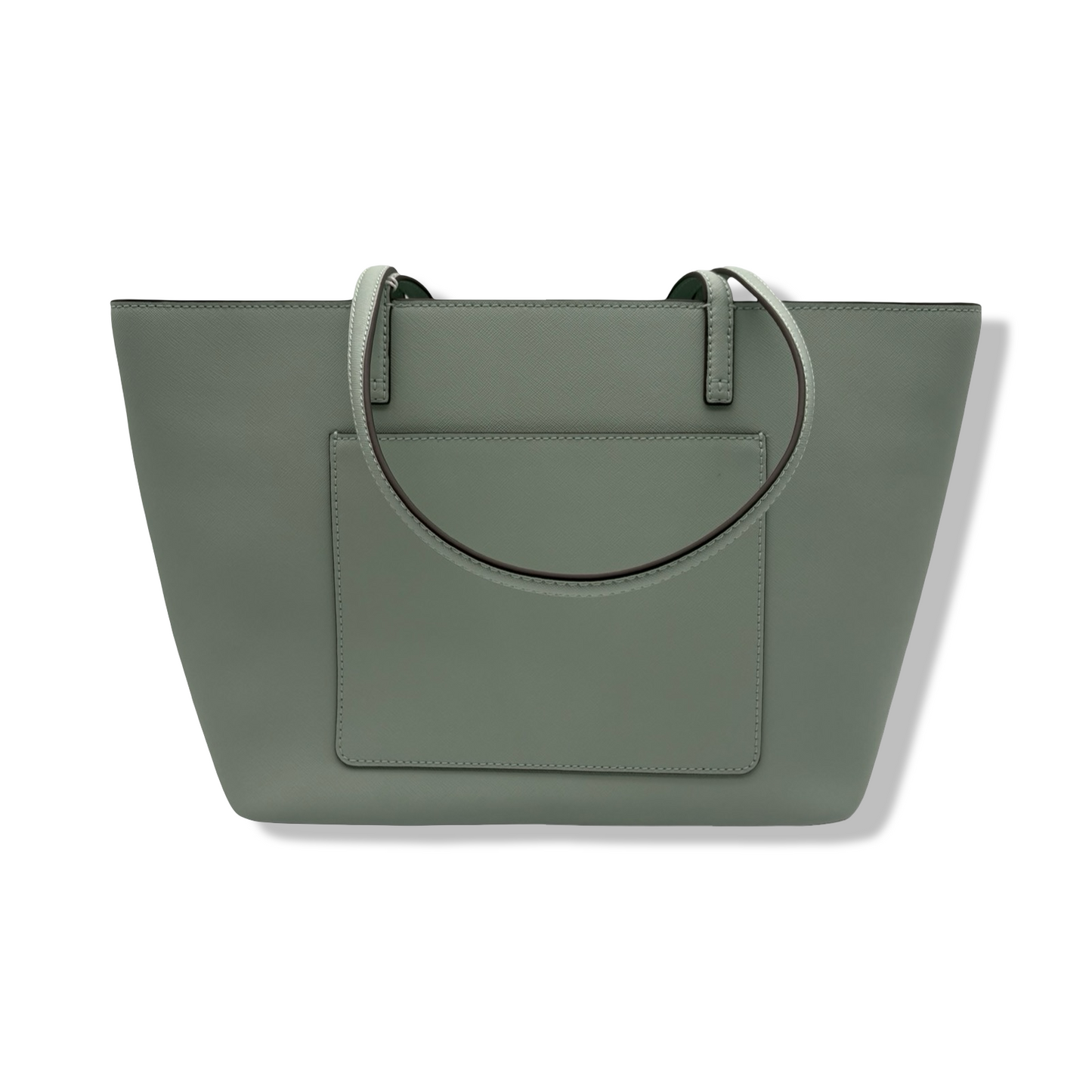 Pre-Owned Tory Burch Emerson Top Zip Tote Detachable Crossbody Strap (Mint Drop) - B0FNLTHVQB