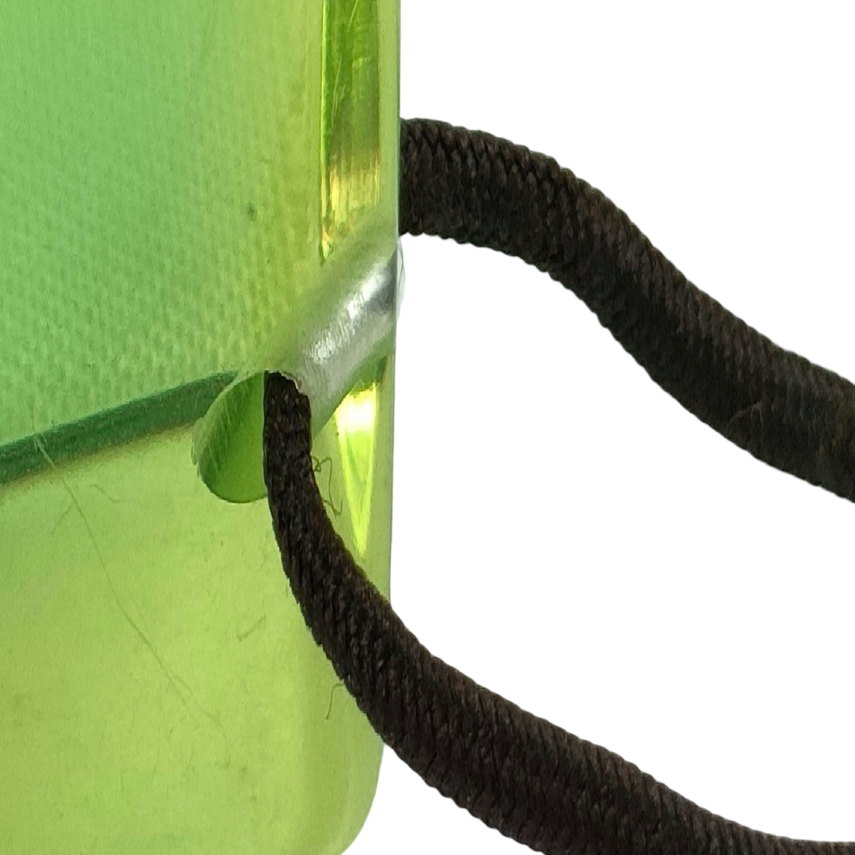 Pre-Owned Louis Vuitton Cube Logo Green Hair Tie - LV2104