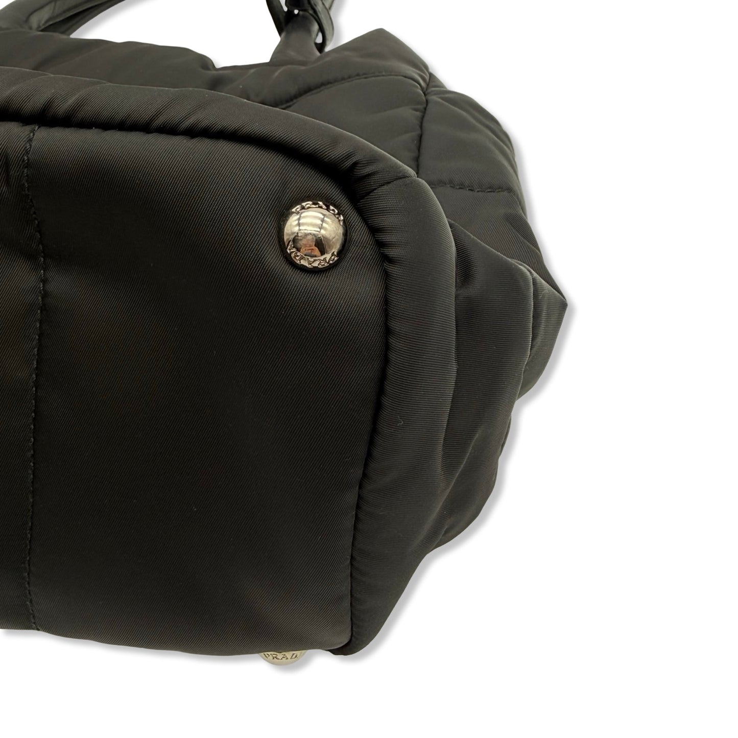 Pre-Owned Prada Black Nylon Tote - P1041