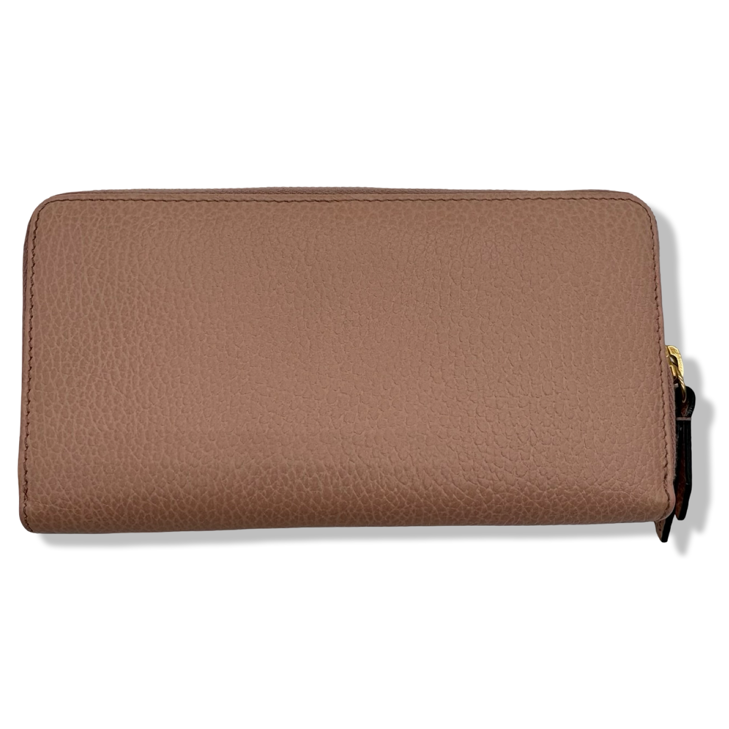 Pre-Owned Gucci Leather Zip Around Pink Wallet - G1187