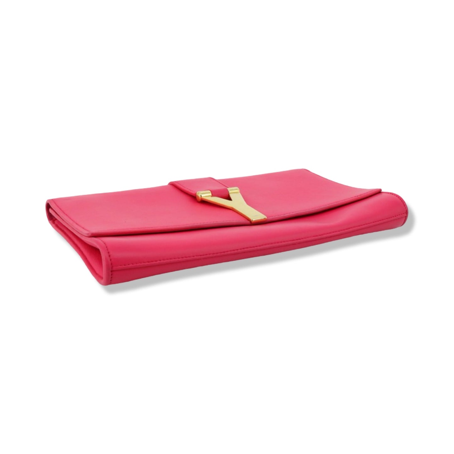 Pre-Owned Yves Saint Laurent Pink Leather Clutch - YSL1009