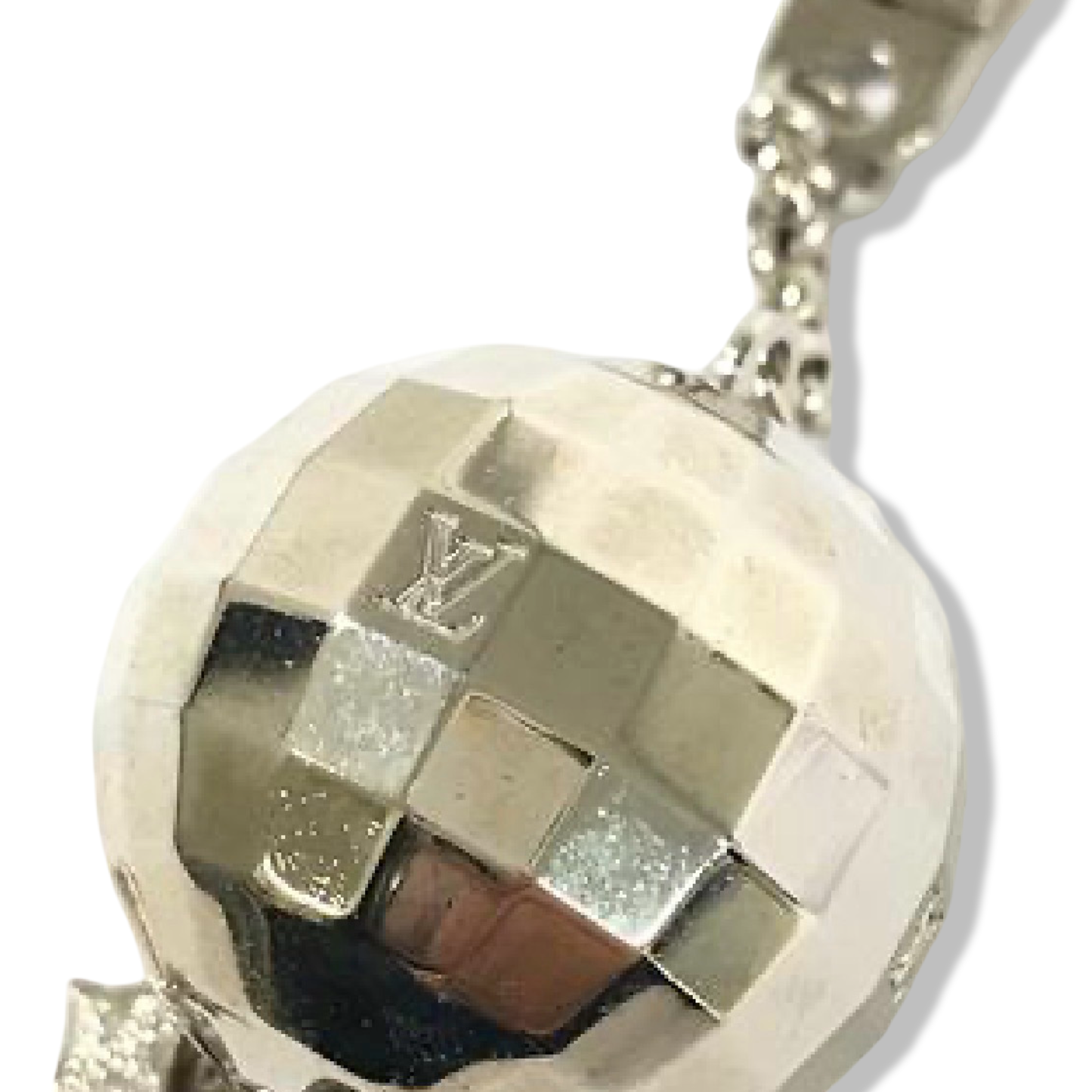Pre-Owned Louis Vuitton Porte Cles Glitter Mirror Ball Charm - LV1979