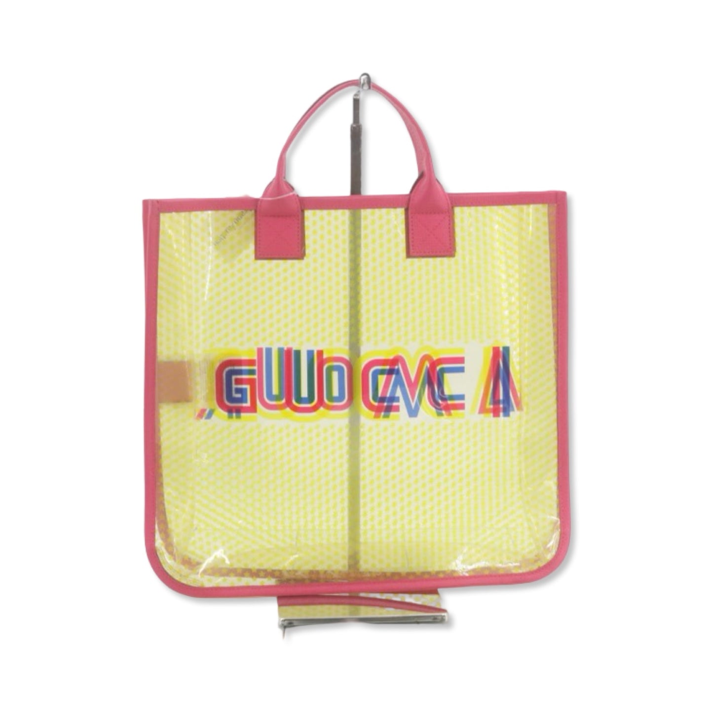 Pre-Owned Gucci Clear Vinyl Tote Bag - G1140