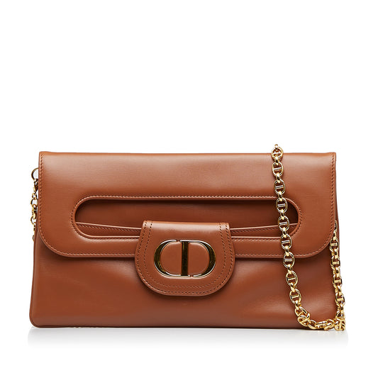 Pre-Owned Dior Calfskin Leather Medium DiorDouble - DIO1016
