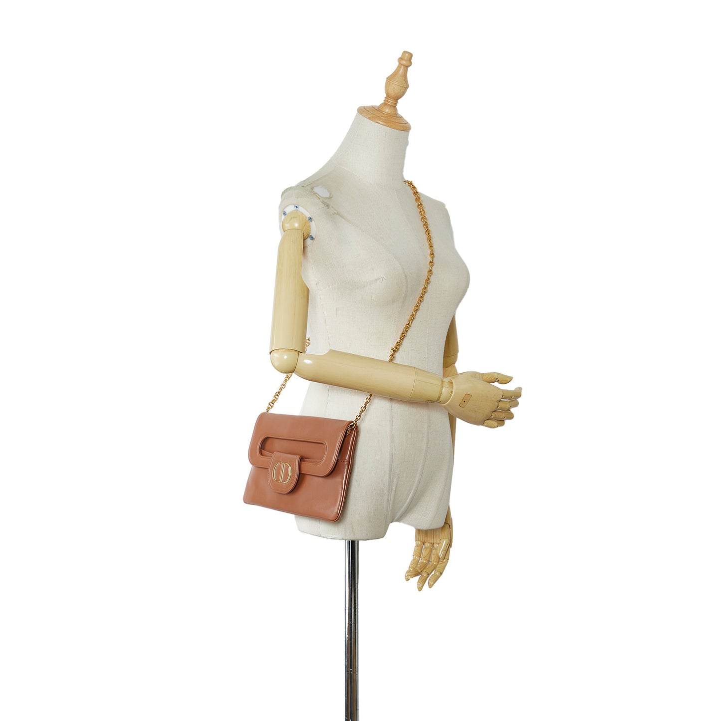 Pre-Owned Dior Calfskin Leather Medium DiorDouble - DIO1016