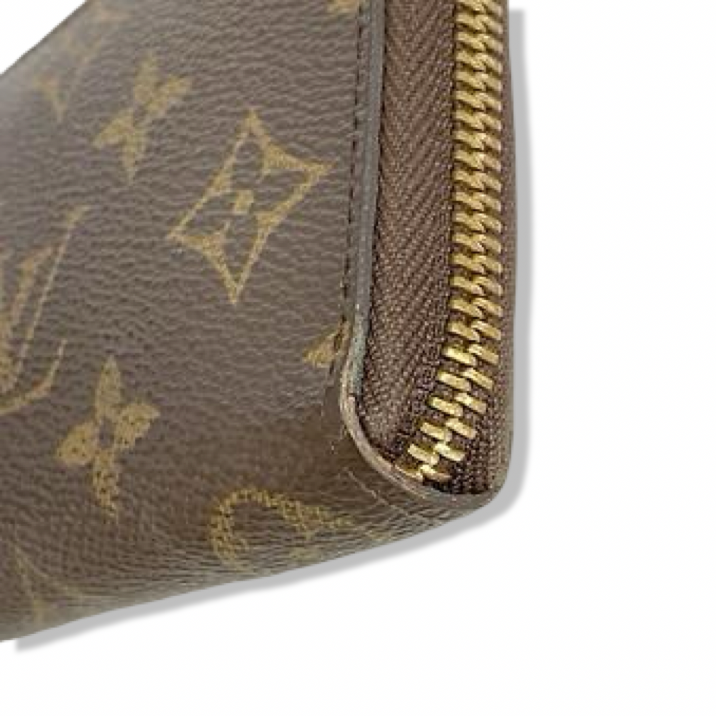 Pre-Owned Louis Vuitton Clemence Wallet Monogram Canvas with Orange Interior - LV2043