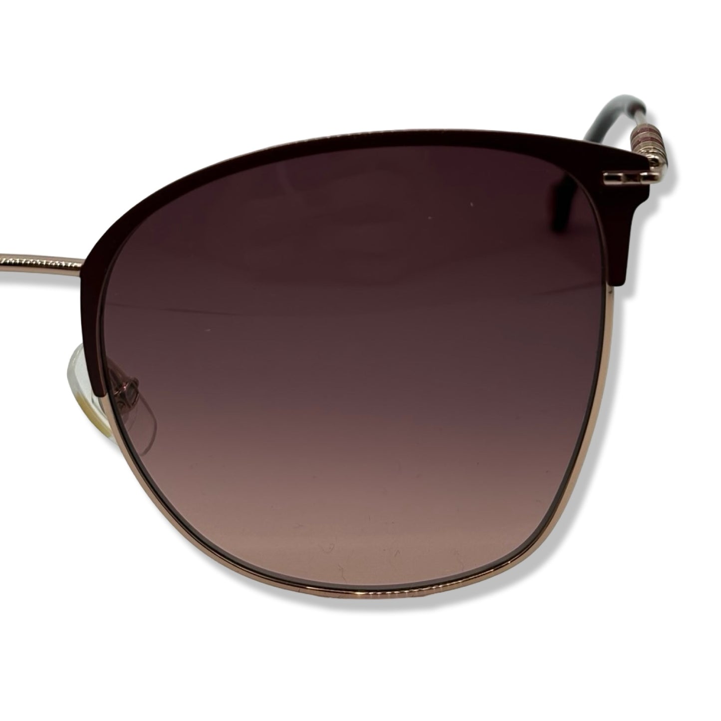 Pre-Owned Carolina Herrera Burgundy and Gold Sunglasses - Style: CH 0036/S - CAR1008