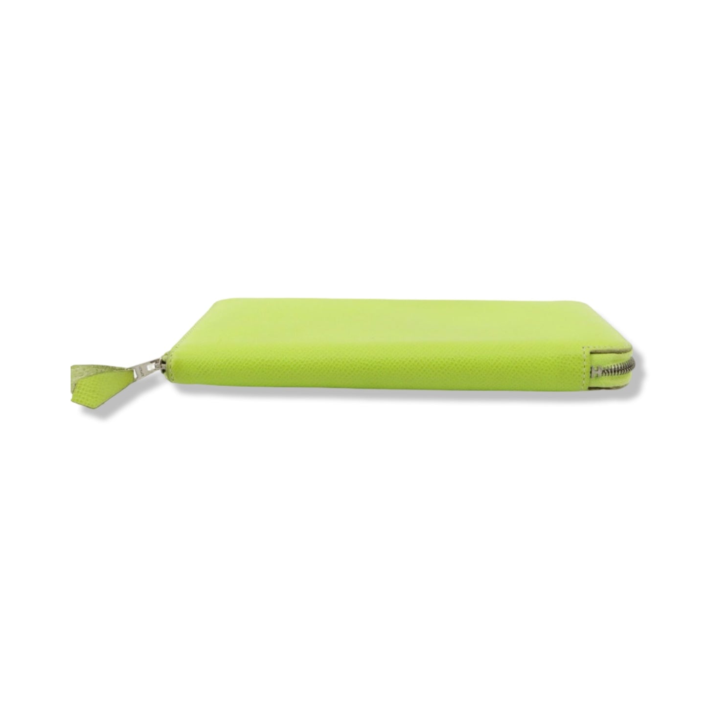 Pre-Owned Hermes Veau Epsom Azap Long Wallet Yellow Green - HER1009