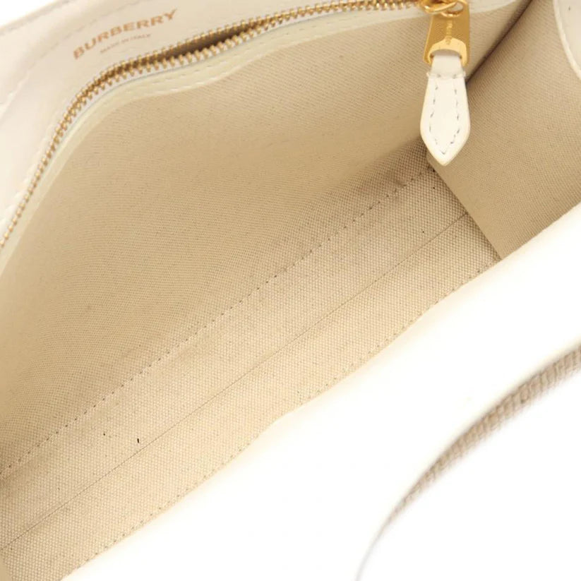 Pre-Owned Burberry Mini Raffia and Leather Satchel - BB1067