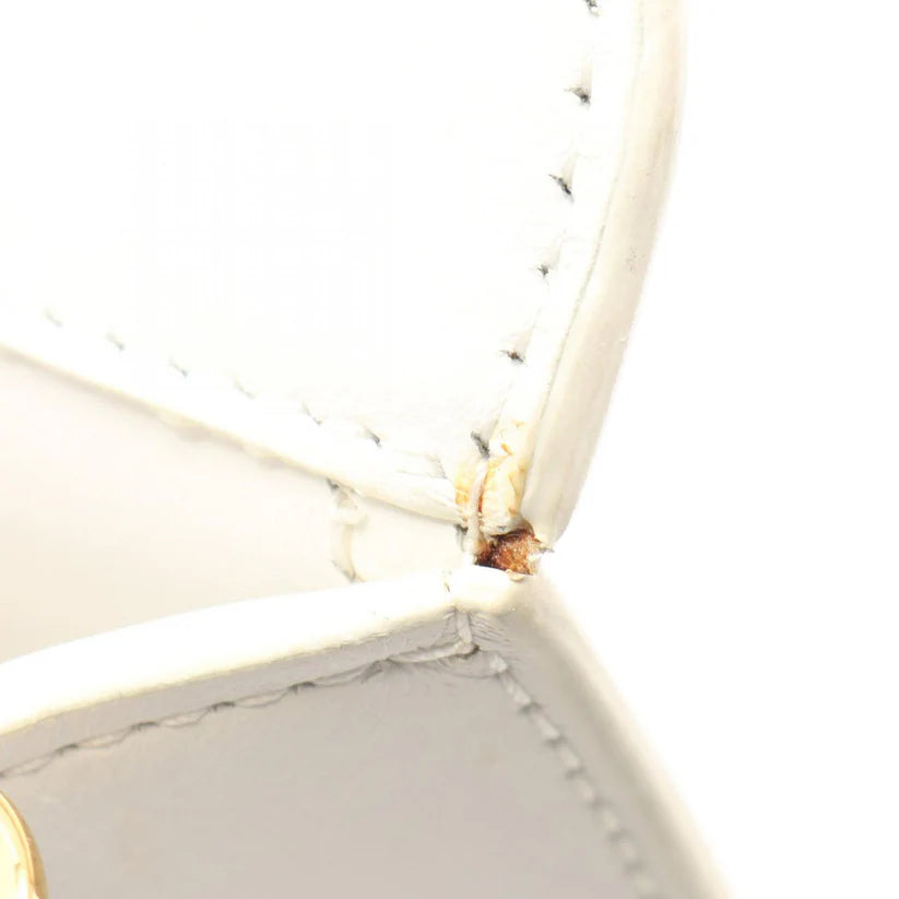 Pre-Owned Burberry Mini Raffia and Leather Satchel - BB1067