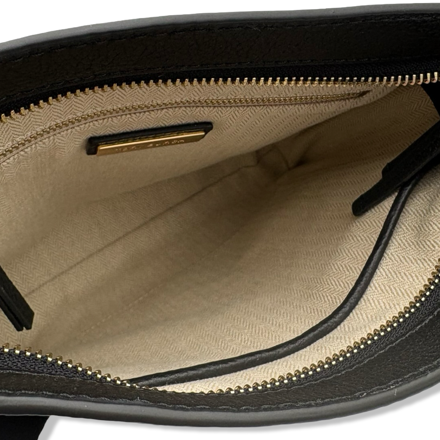 Pre-Owned Tory Burch Thea Swingpack Pebbled Leather Crossbody - Black