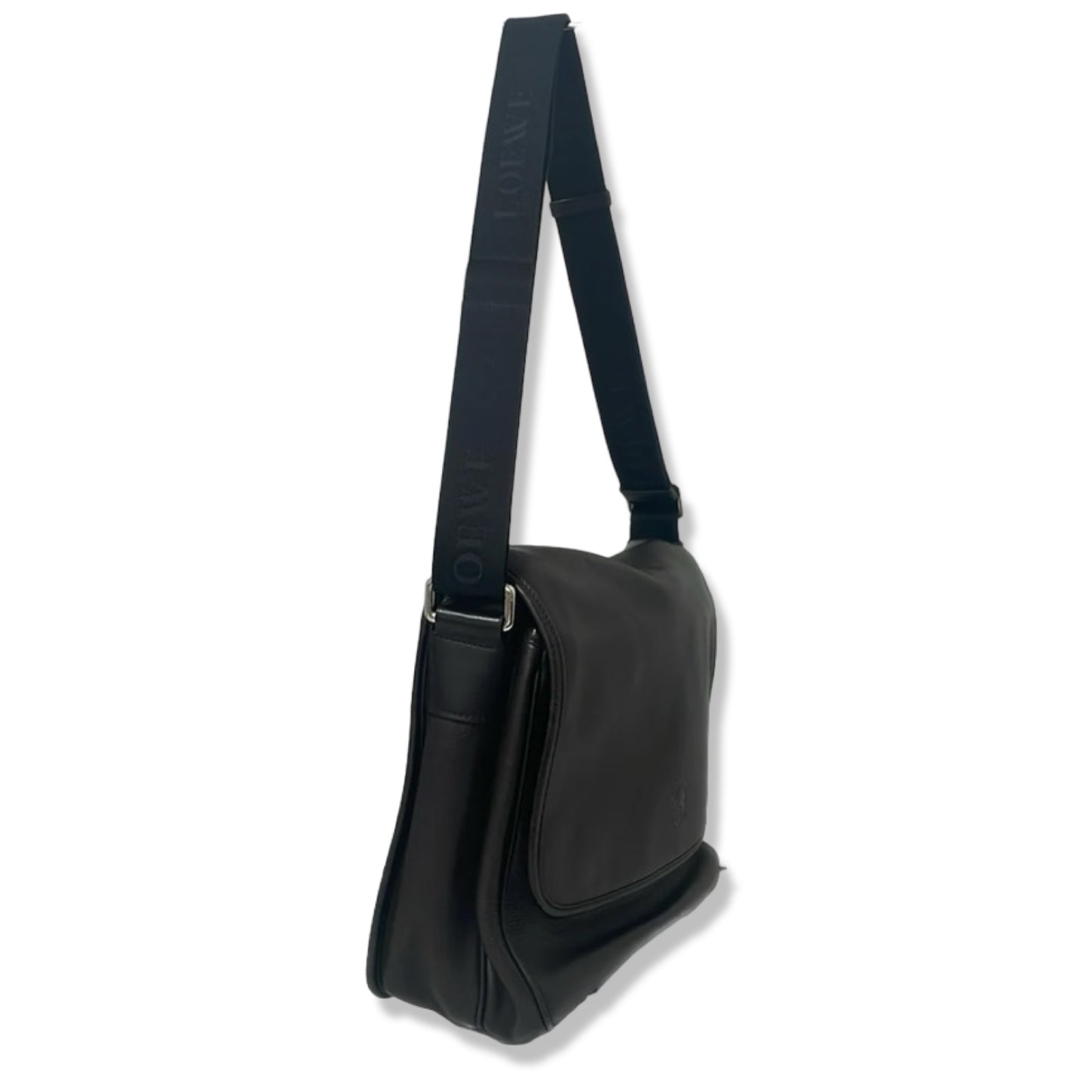Pre-Owned Loewe Leather Messenger Bag - LOE1008