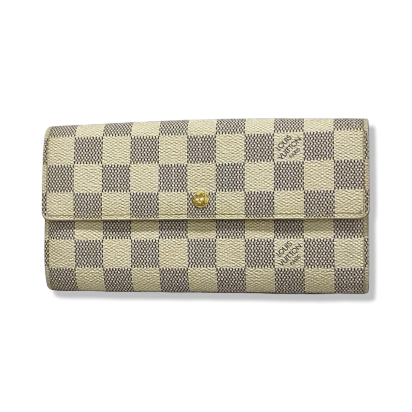 Pre-Owned Louis Vuitton Damier Azur Canvas Sarah Wallet - LV1585