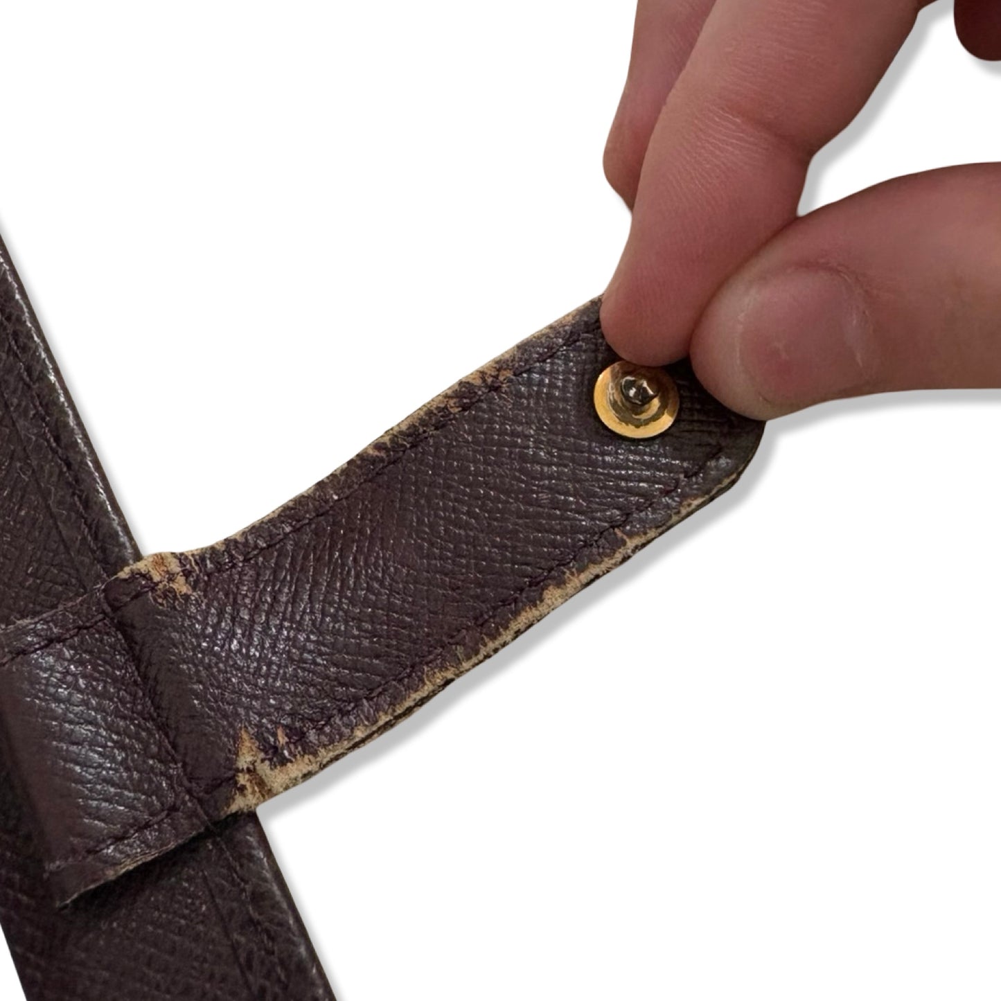 Pre-Owned Louis Vuitton Tiaga Leather Brown Small Ring Agenda Cover - LV1203