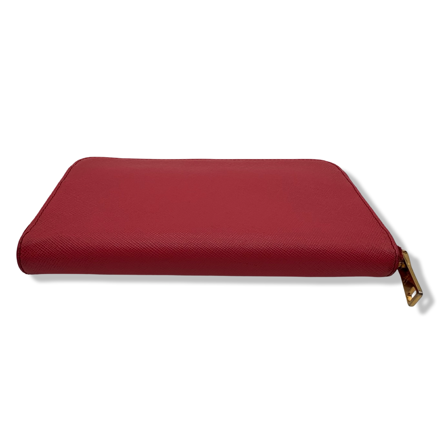 Pre-Owned Prada Saffiano Leather Zip Around Wallet - P1039