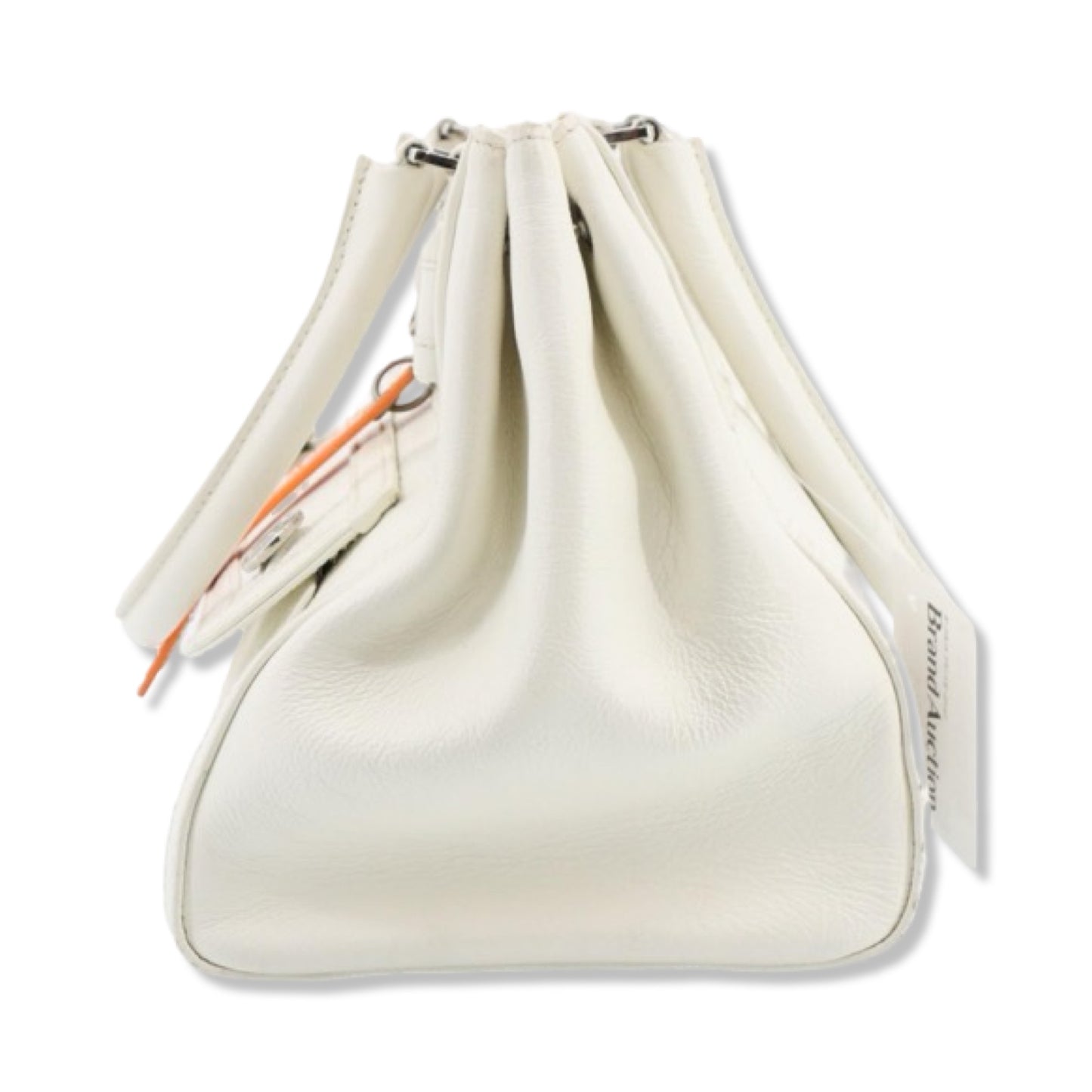 Pre-Owned Christian Dior White Leather Flight Collection Handbag - DIO1022