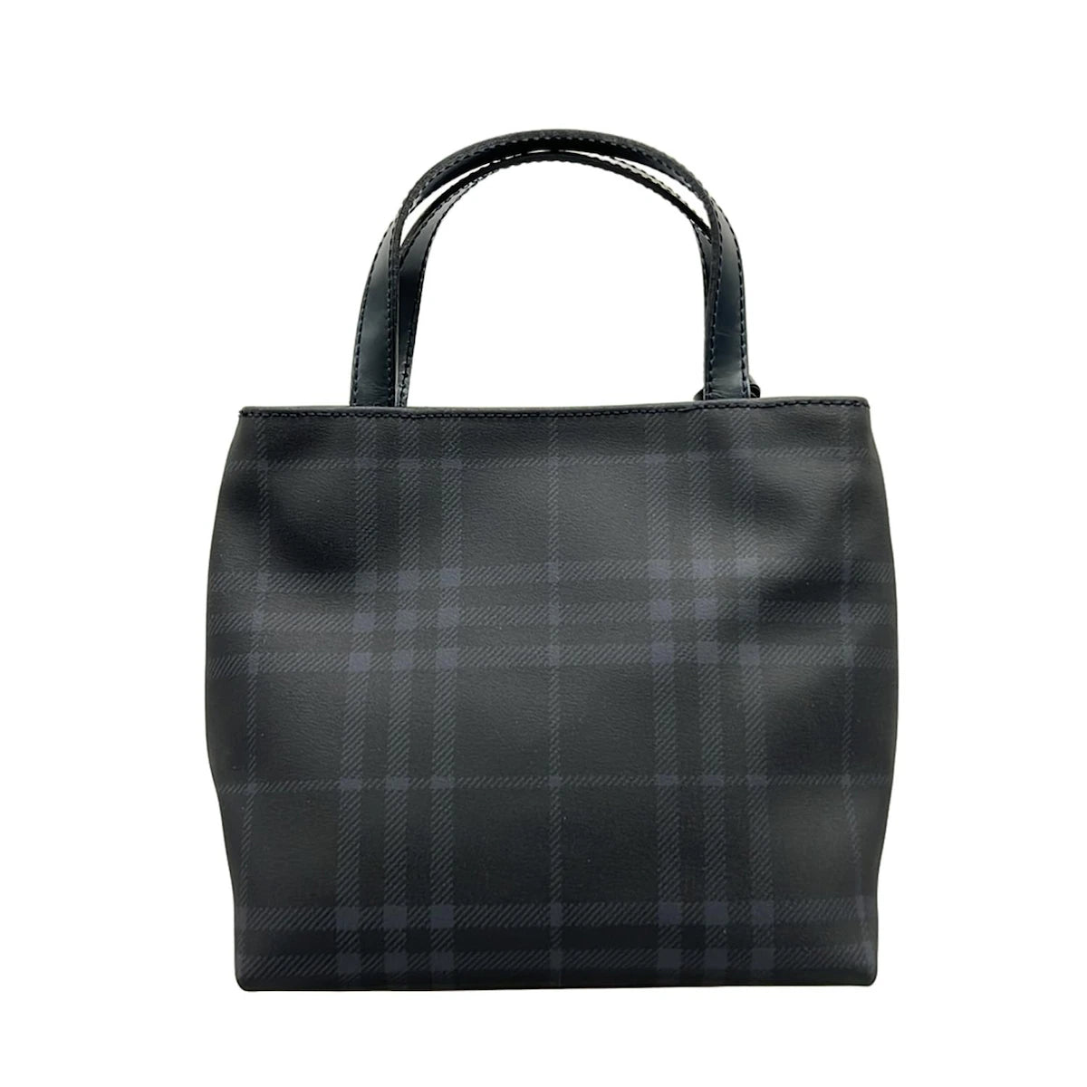 Pre-Owned Burberry Nylon Black and Blue Tote Bag - BB1057