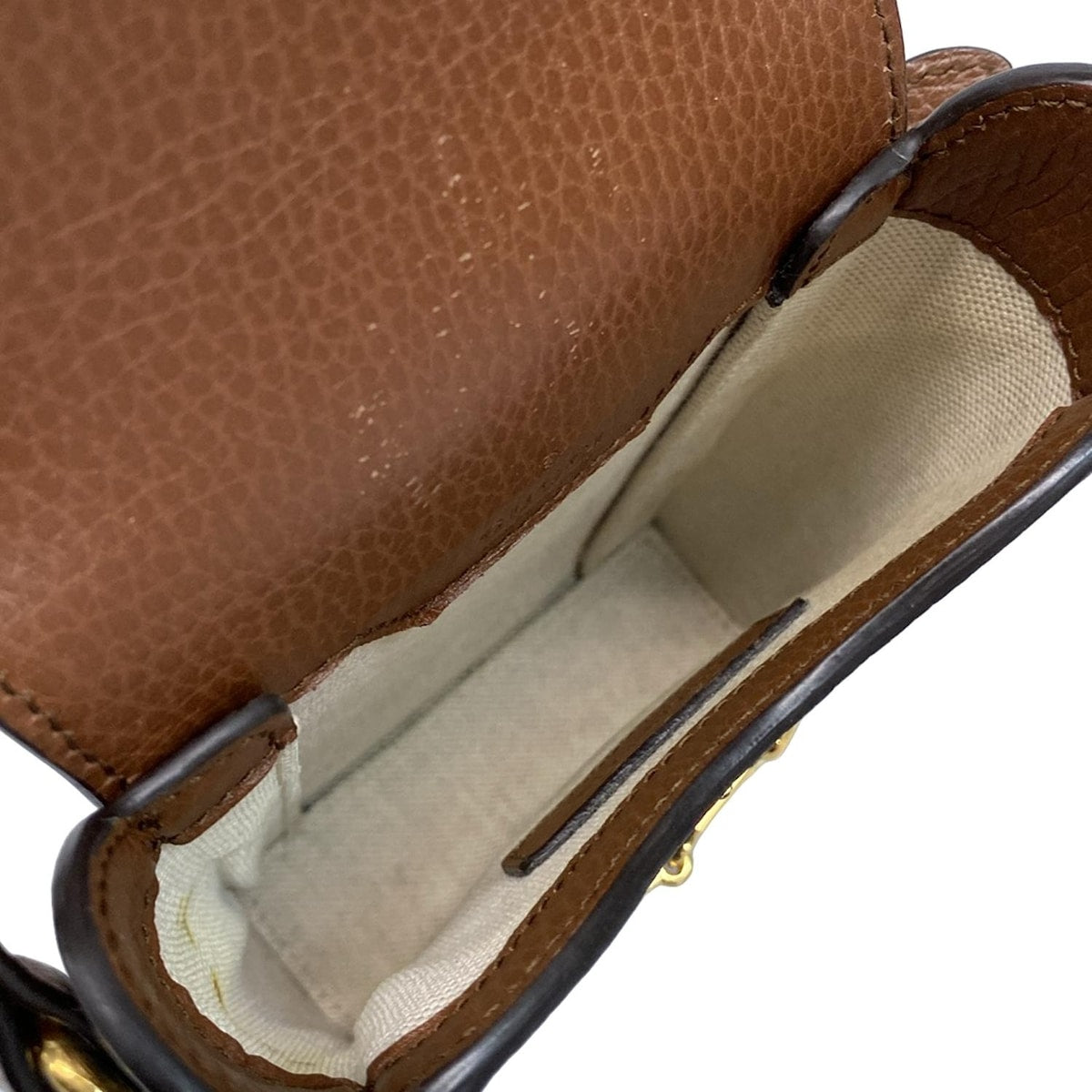 Pre-Owned Gucci GG Denim with Leather Trim Crossbody 1955 Mini Bag - G1127