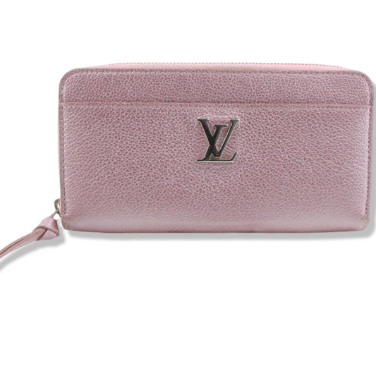 Pre-Owned Louis Vuitton Leather LockMe Zippy Wallet - LV1425