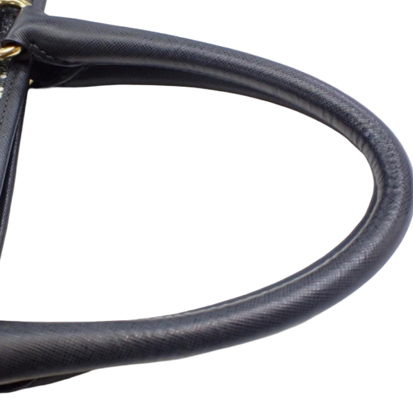 Pre-Owned Prada Tweed and Leather Crossbody Bag - P1016